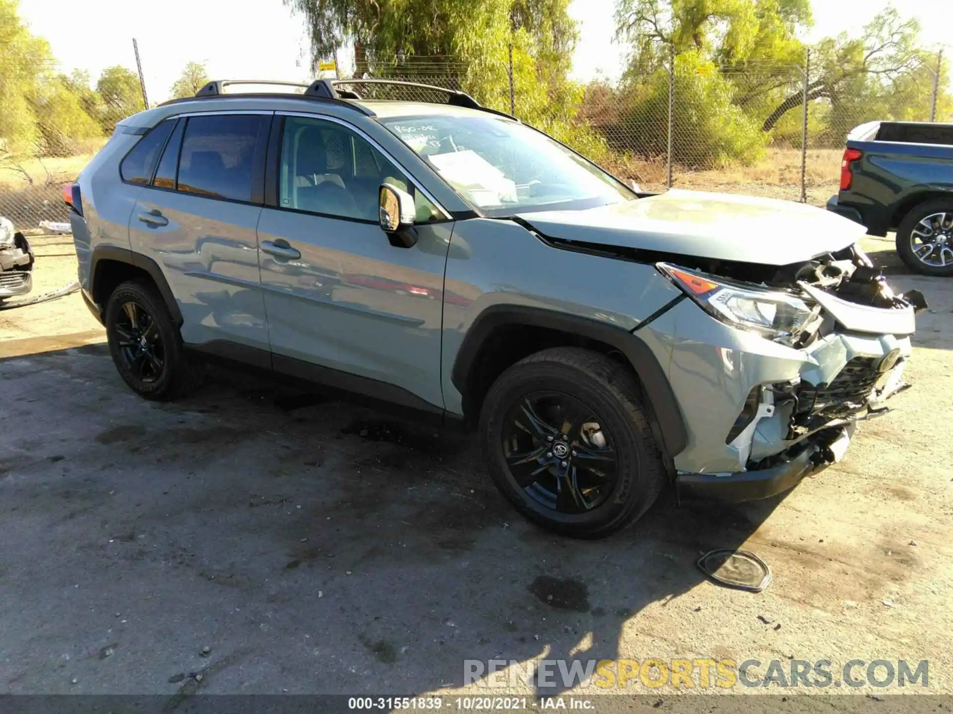 1 Photograph of a damaged car JTMW1RFV2KD040025 TOYOTA RAV4 2019