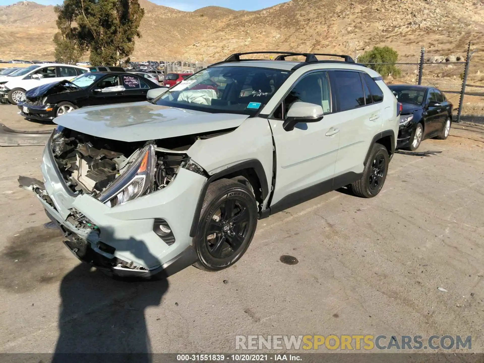 2 Photograph of a damaged car JTMW1RFV2KD040025 TOYOTA RAV4 2019