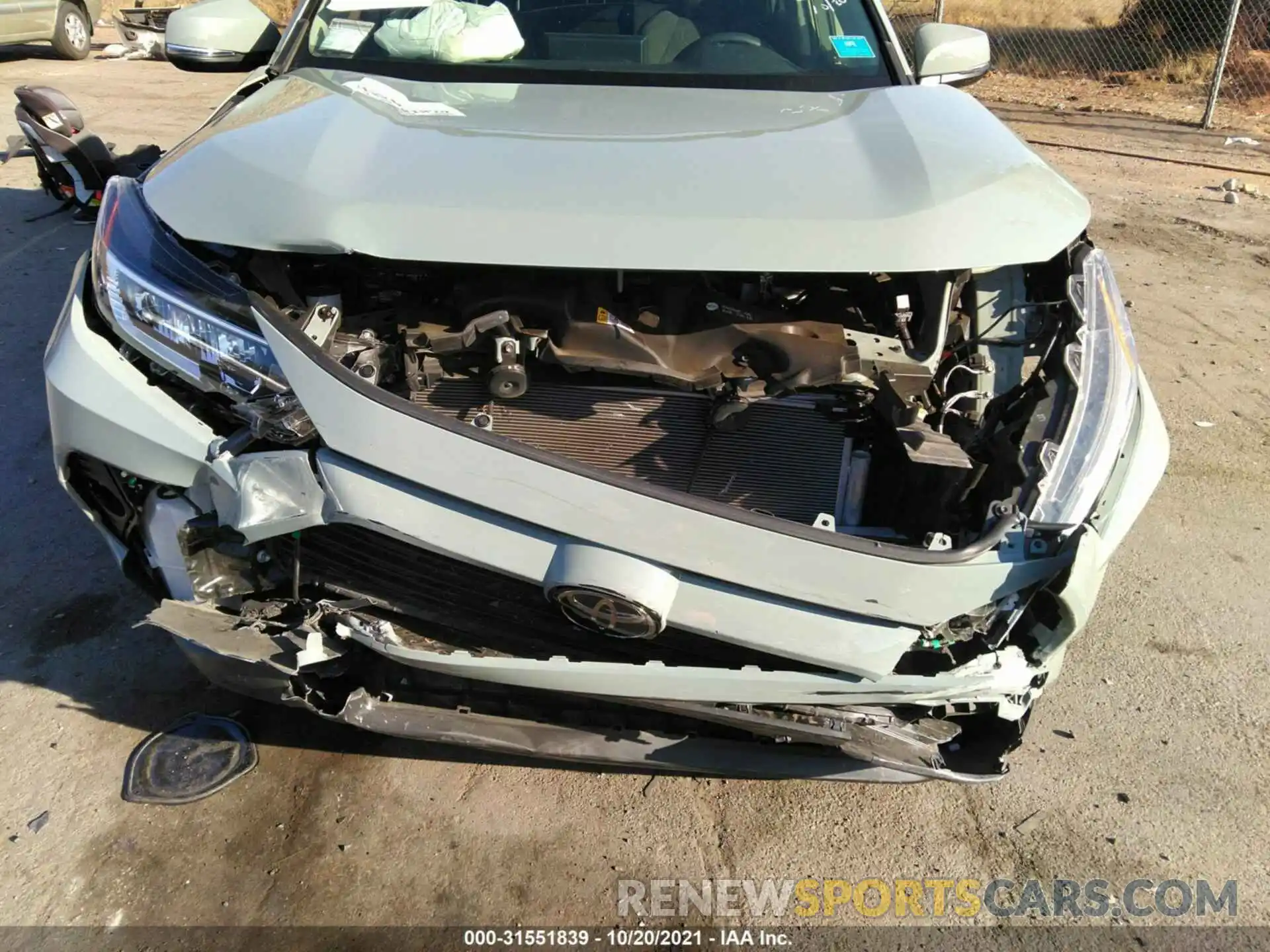 6 Photograph of a damaged car JTMW1RFV2KD040025 TOYOTA RAV4 2019