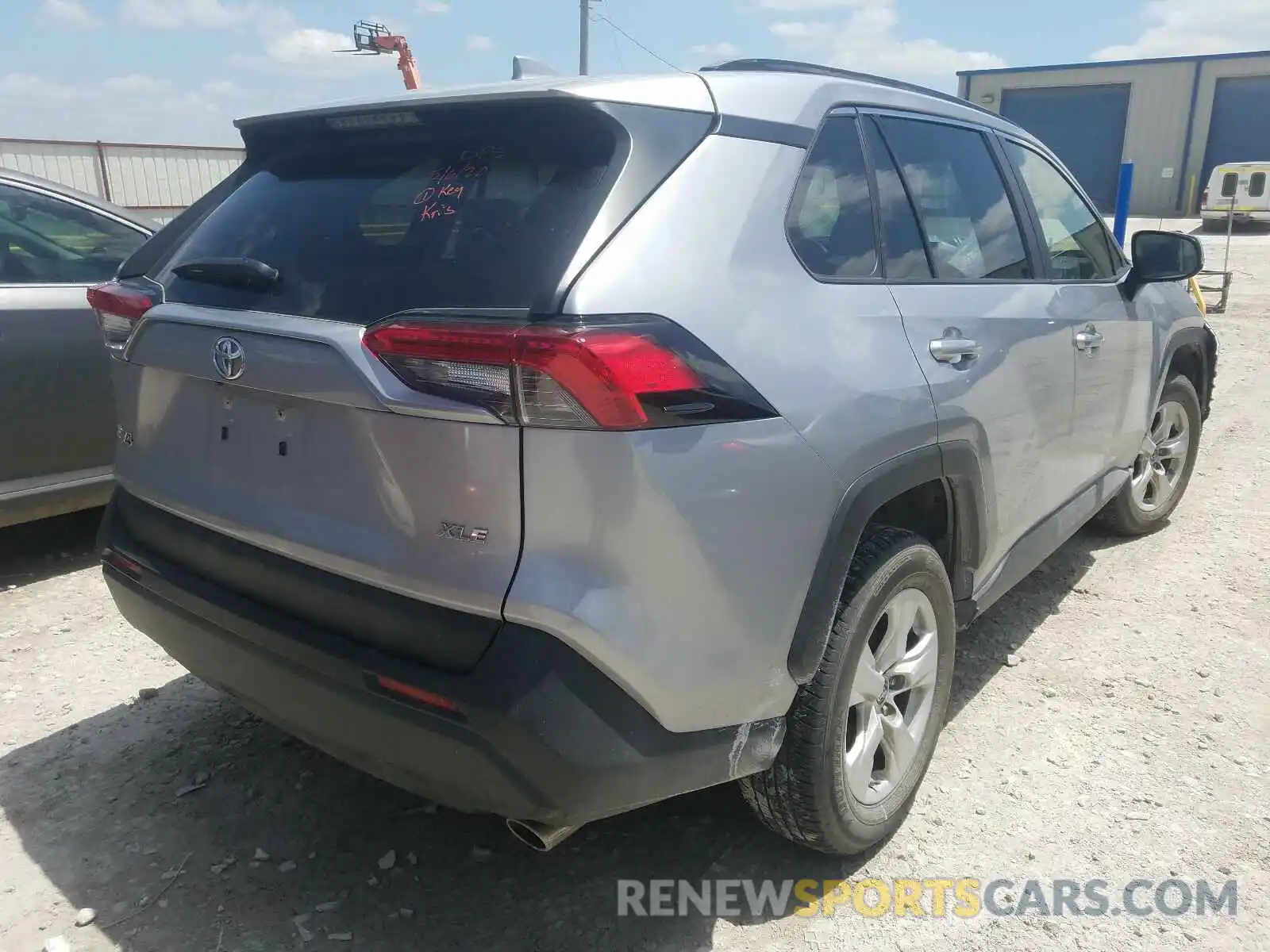 4 Photograph of a damaged car JTMW1RFV2KD501904 TOYOTA RAV4 2019