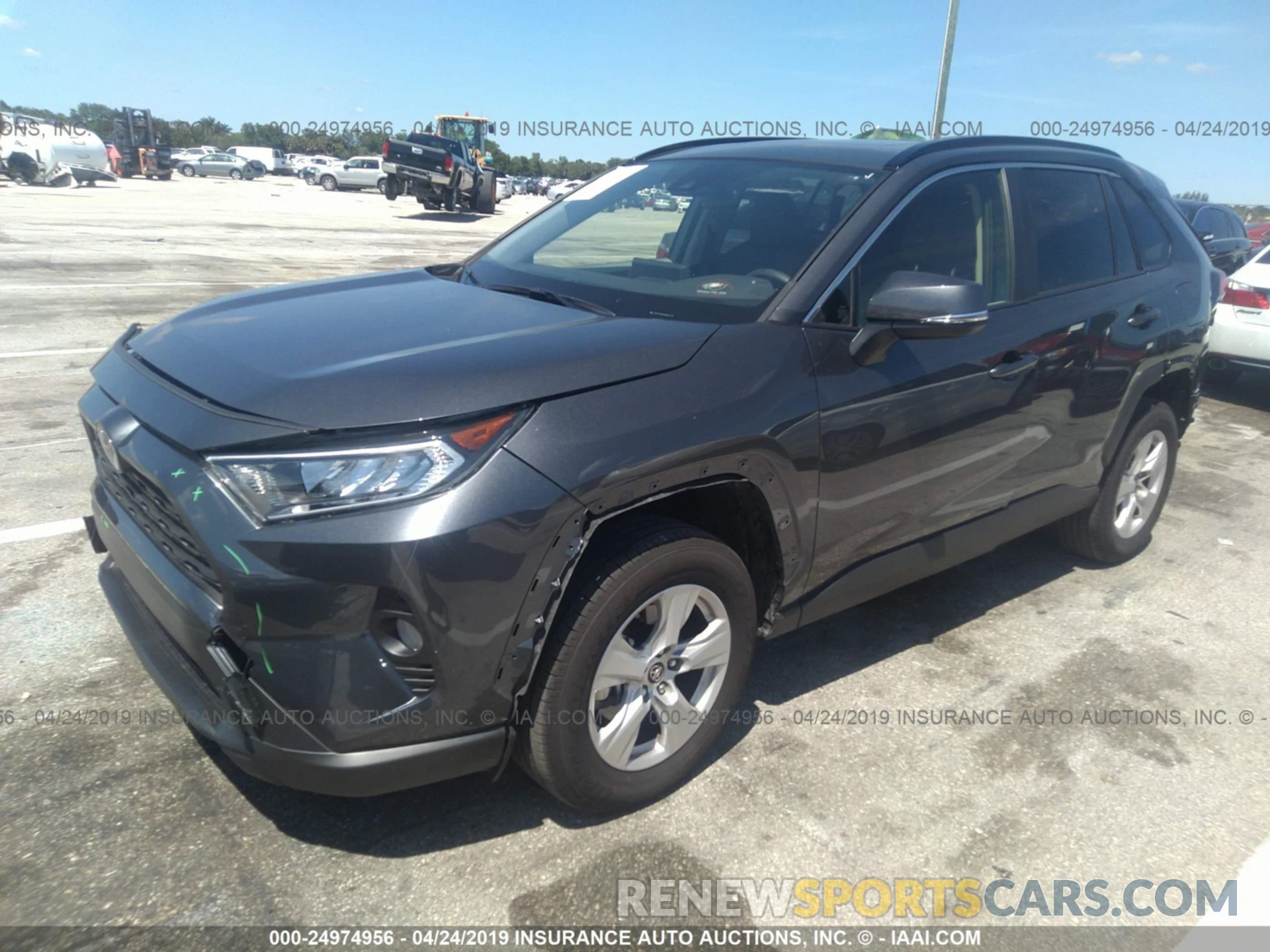 2 Photograph of a damaged car JTMW1RFV2KD502907 TOYOTA RAV4 2019