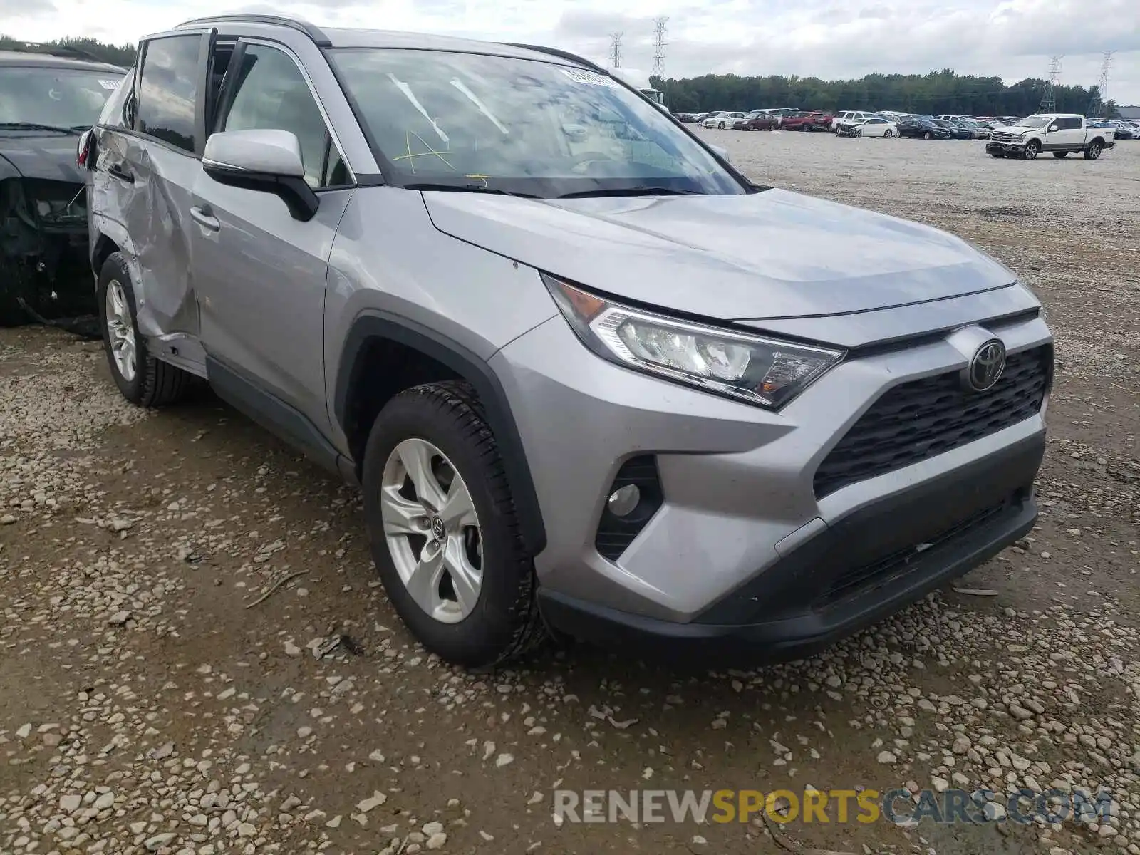 1 Photograph of a damaged car JTMW1RFV2KD503443 TOYOTA RAV4 2019