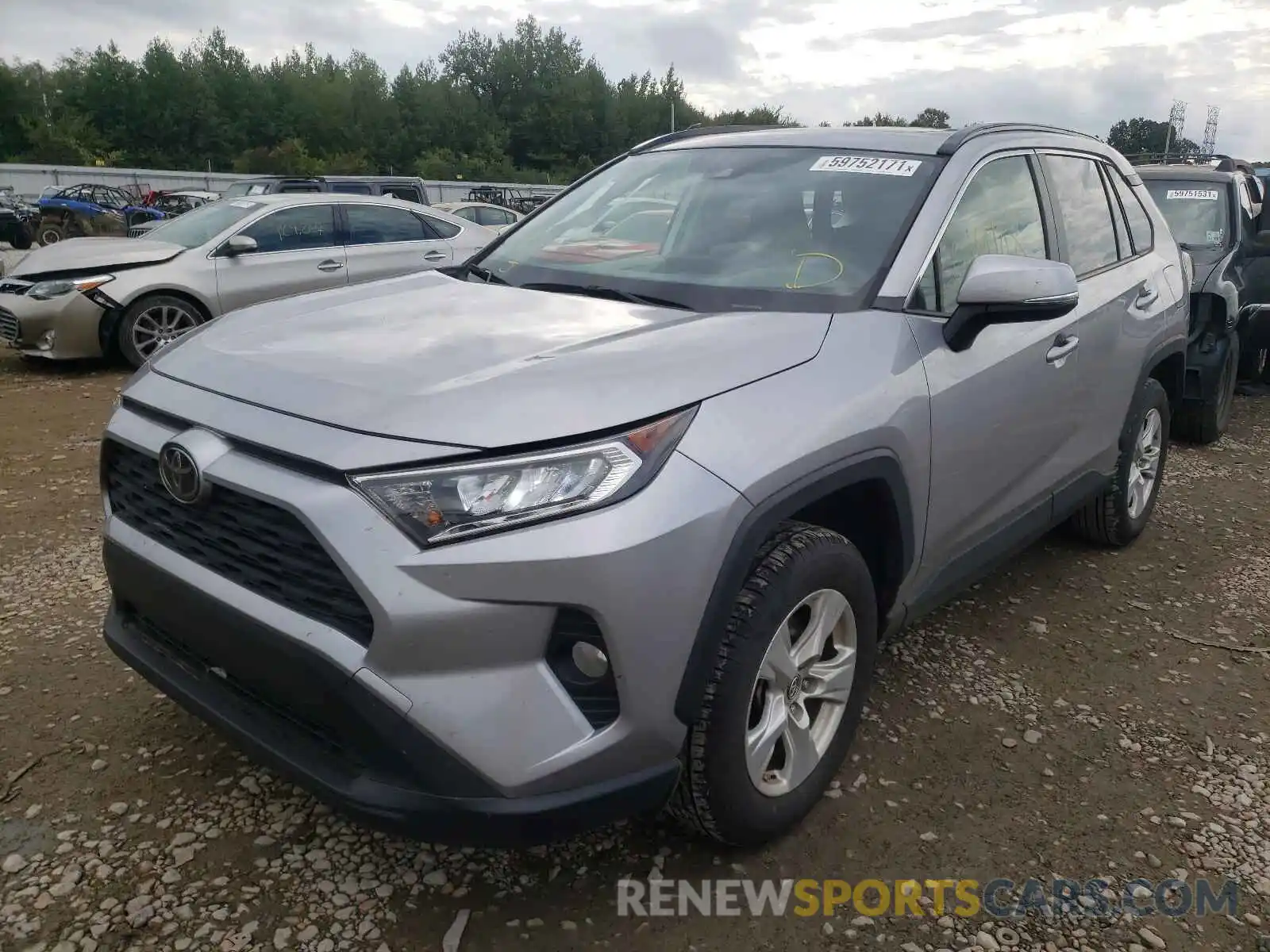 2 Фотография поврежденного автомобиля JTMW1RFV2KD503443 TOYOTA RAV4 2019