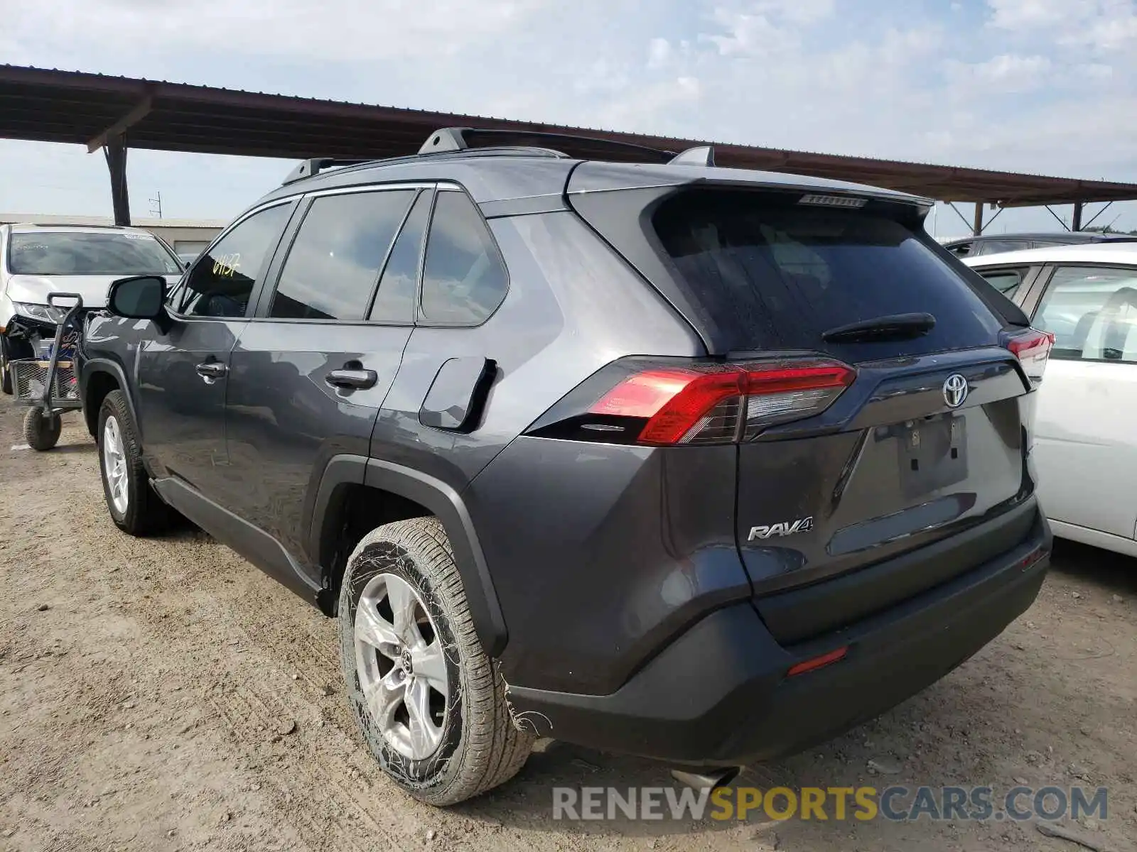 3 Photograph of a damaged car JTMW1RFV2KD503779 TOYOTA RAV4 2019