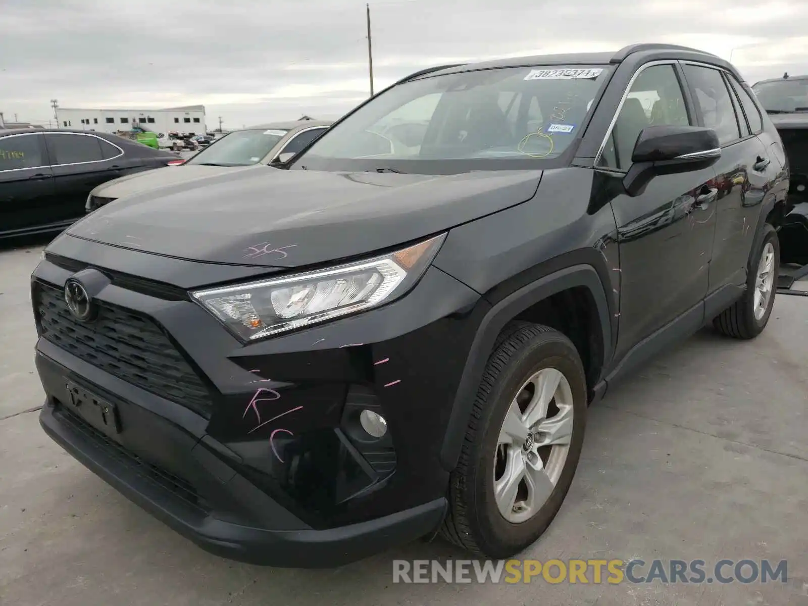 2 Фотография поврежденного автомобиля JTMW1RFV2KD505029 TOYOTA RAV4 2019