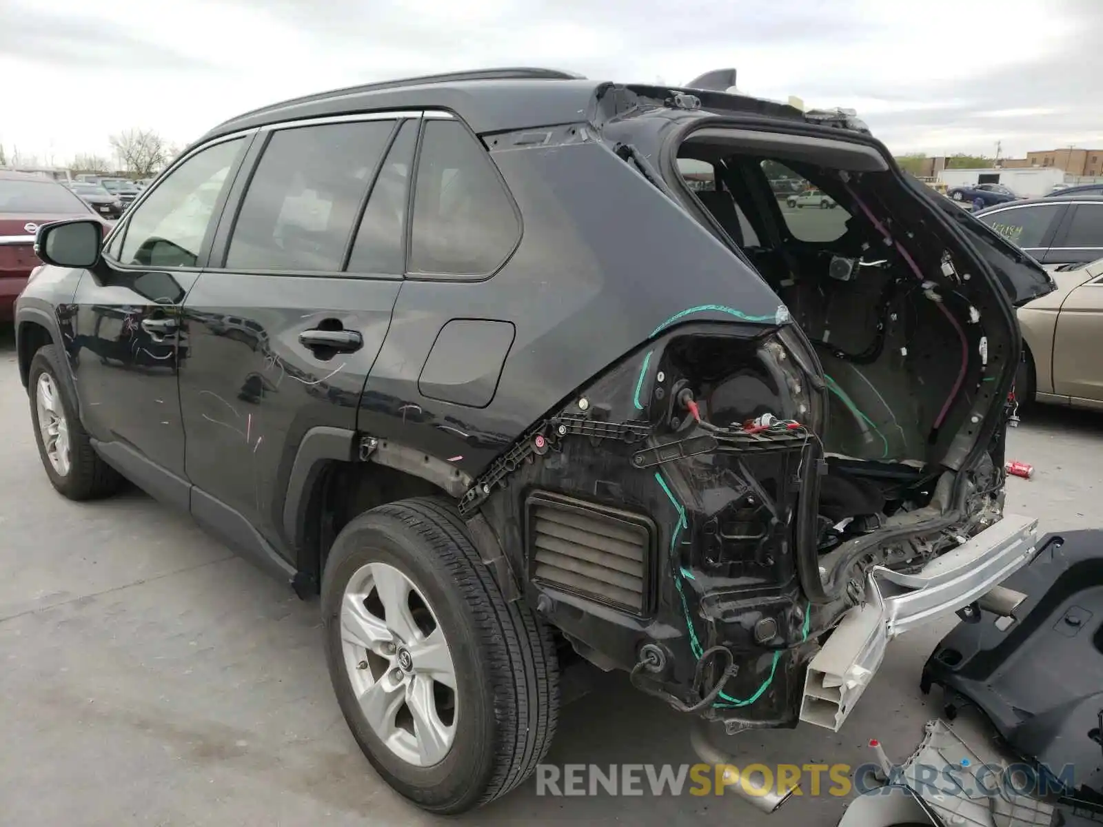 3 Photograph of a damaged car JTMW1RFV2KD505029 TOYOTA RAV4 2019