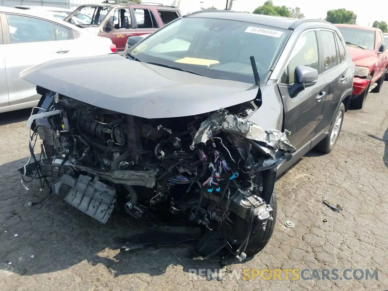 2 Photograph of a damaged car JTMW1RFV2KD508013 TOYOTA RAV4 2019