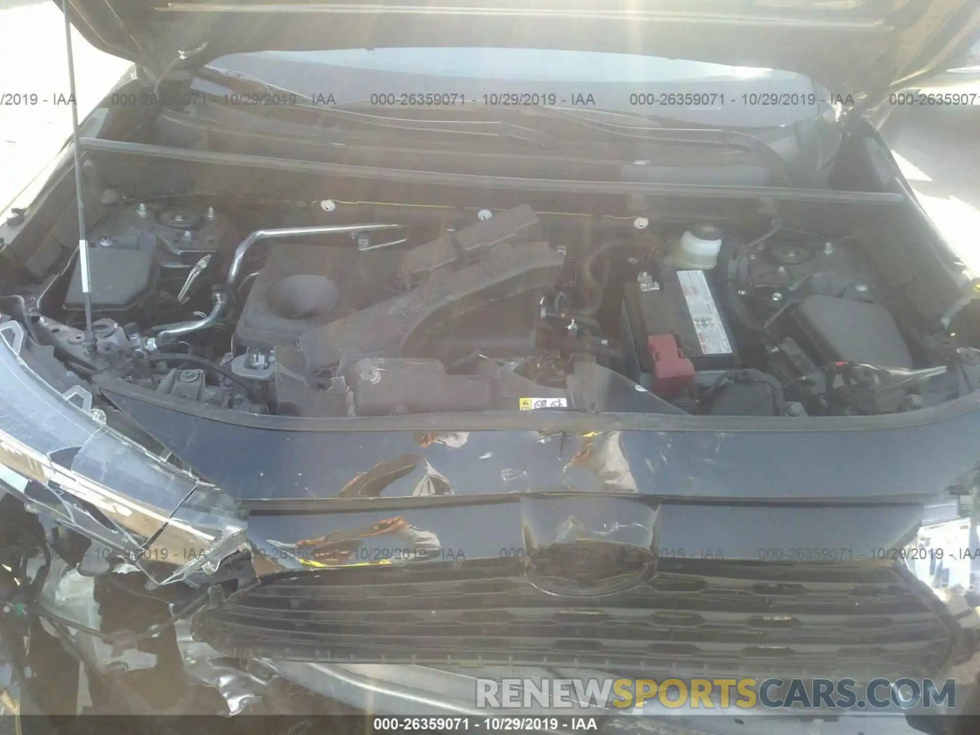 10 Фотография поврежденного автомобиля JTMW1RFV2KJ003526 TOYOTA RAV4 2019