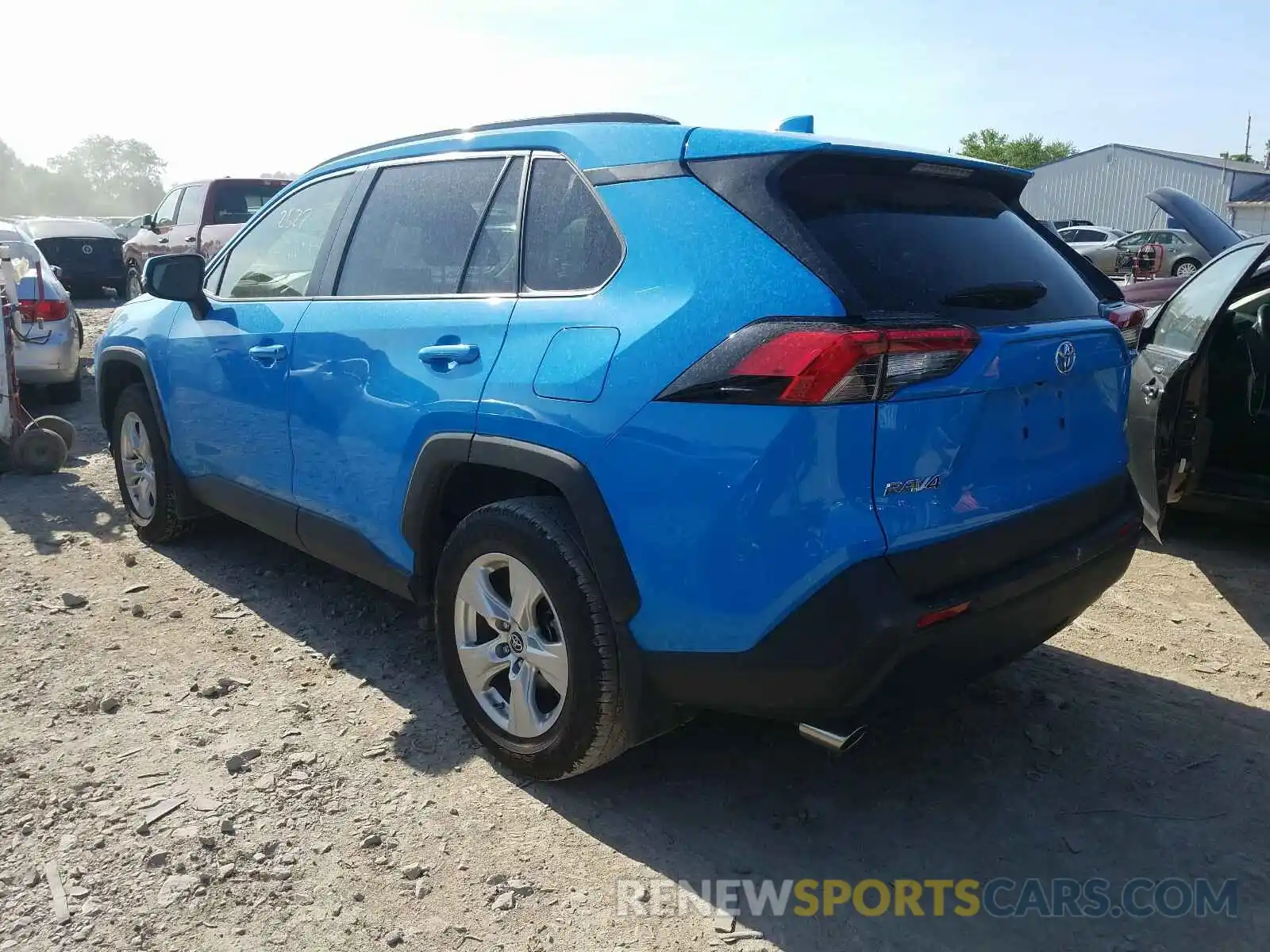 3 Photograph of a damaged car JTMW1RFV2KJ014428 TOYOTA RAV4 2019