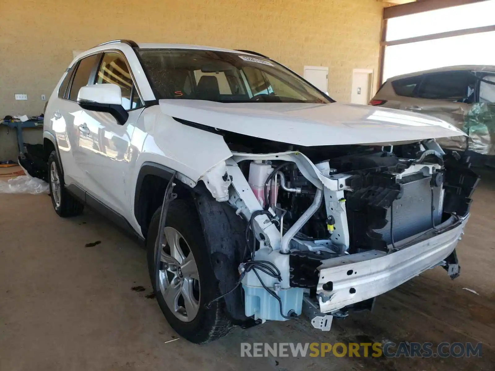 1 Photograph of a damaged car JTMW1RFV3KD002612 TOYOTA RAV4 2019