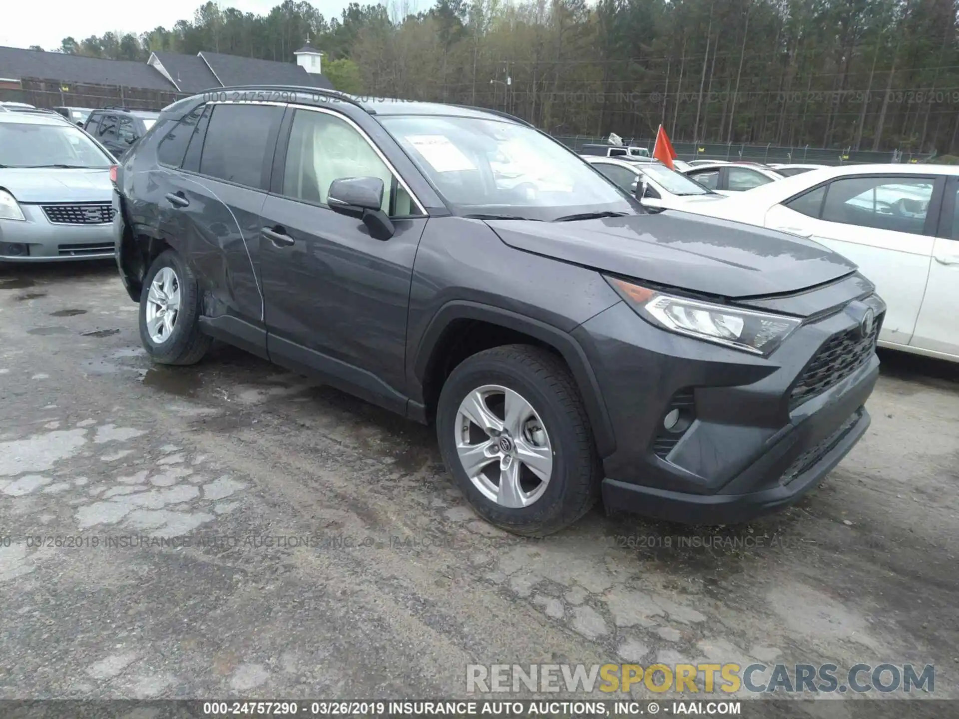 1 Photograph of a damaged car JTMW1RFV3KD002934 TOYOTA RAV4 2019