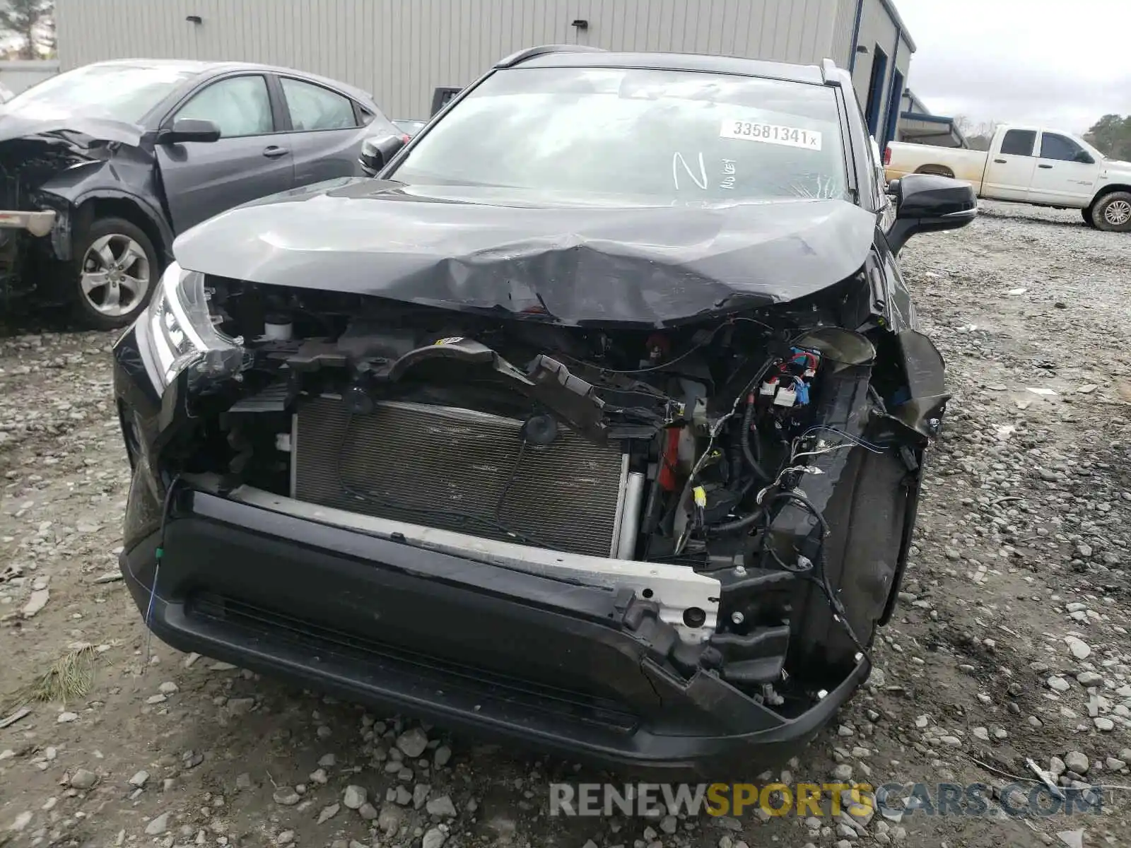 9 Photograph of a damaged car JTMW1RFV3KD005235 TOYOTA RAV4 2019