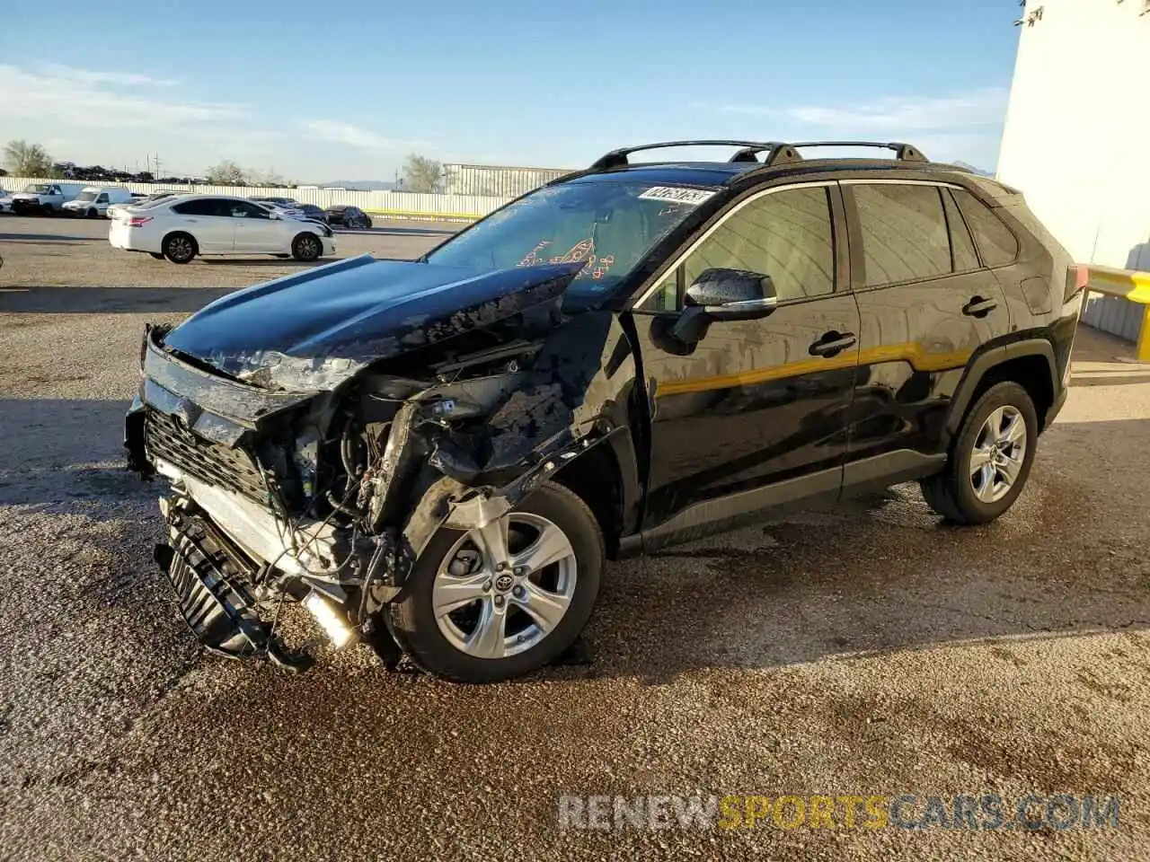 1 Photograph of a damaged car JTMW1RFV3KD010094 TOYOTA RAV4 2019