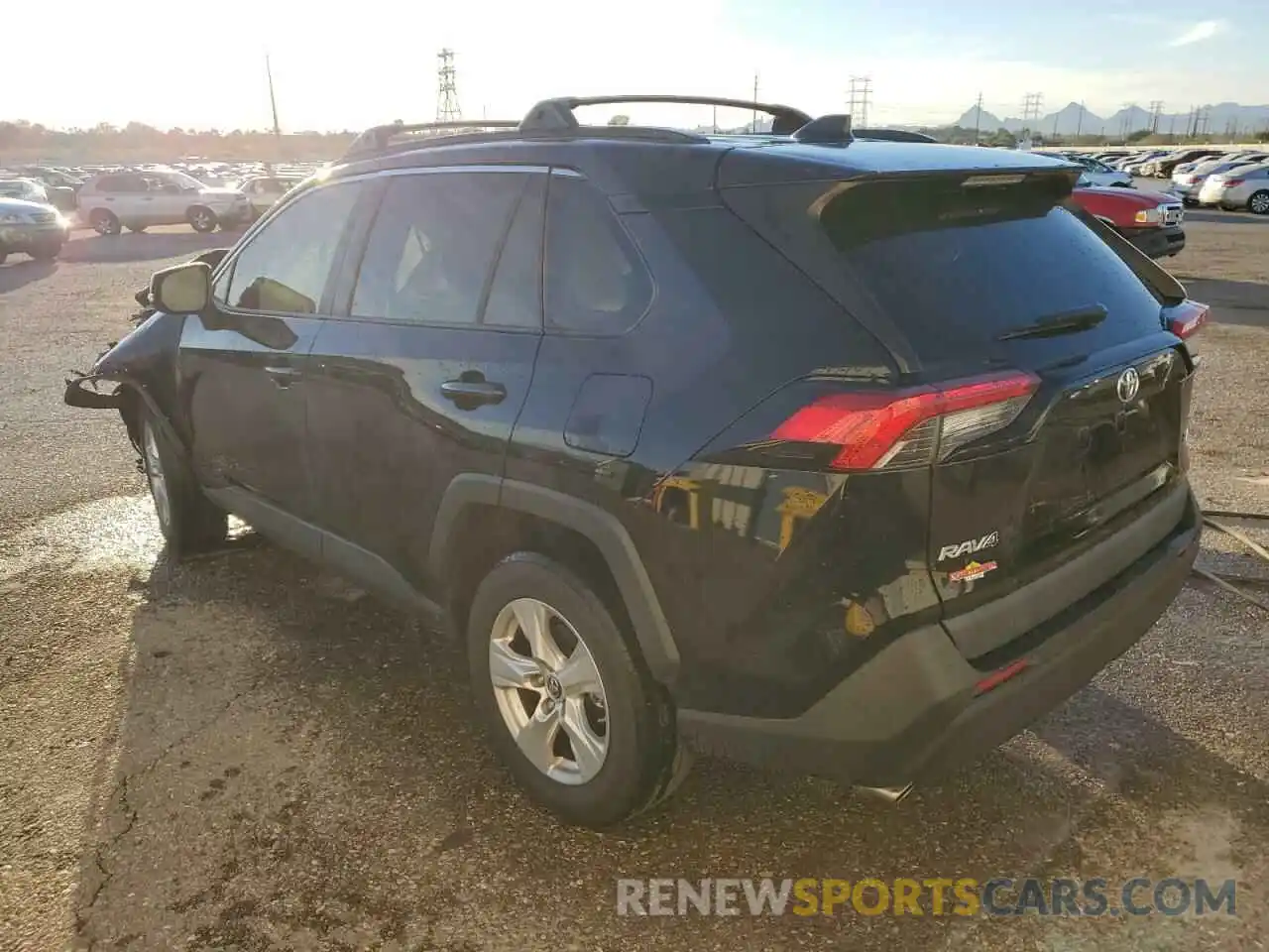 2 Photograph of a damaged car JTMW1RFV3KD010094 TOYOTA RAV4 2019