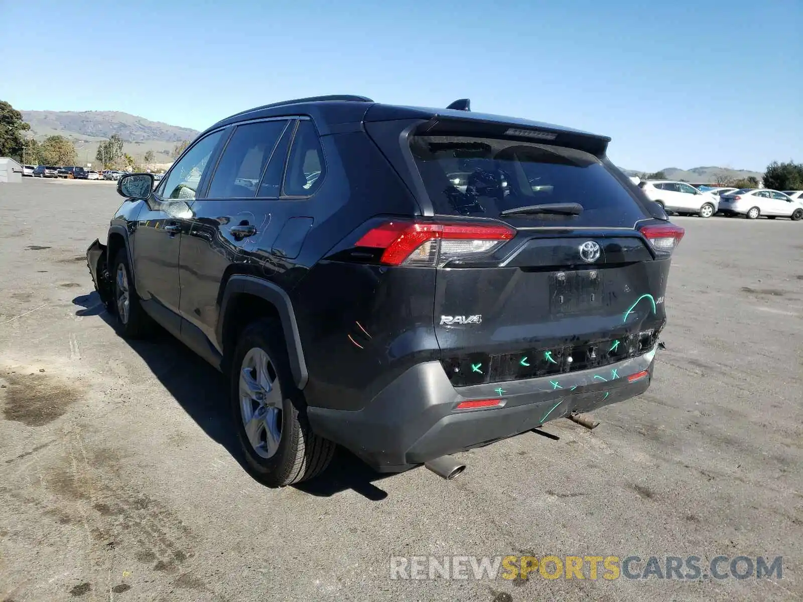 3 Photograph of a damaged car JTMW1RFV3KD011150 TOYOTA RAV4 2019