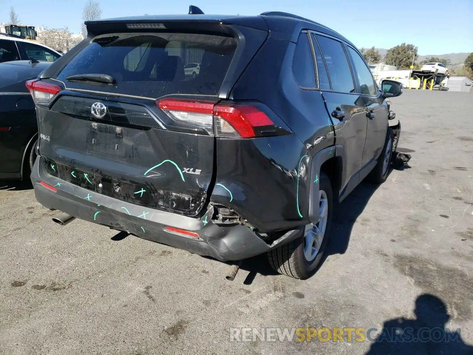 4 Photograph of a damaged car JTMW1RFV3KD011150 TOYOTA RAV4 2019