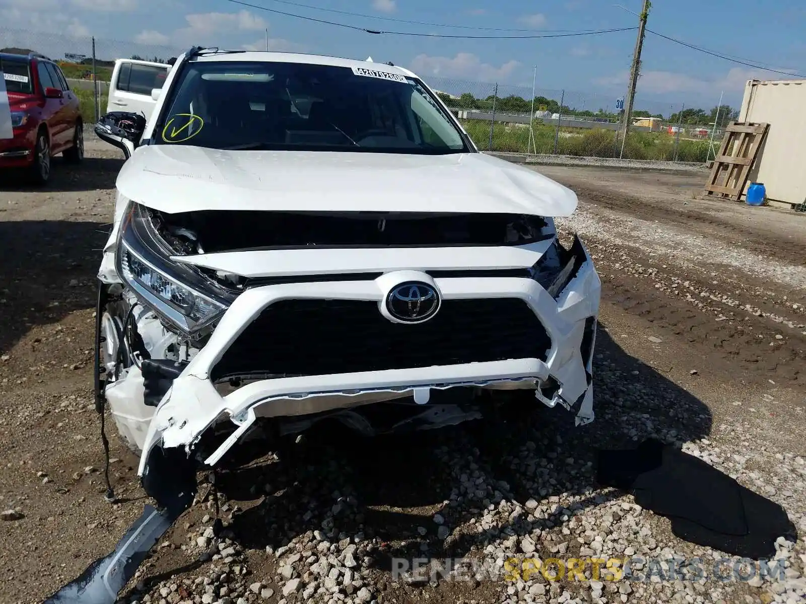 9 Photograph of a damaged car JTMW1RFV3KD011908 TOYOTA RAV4 2019