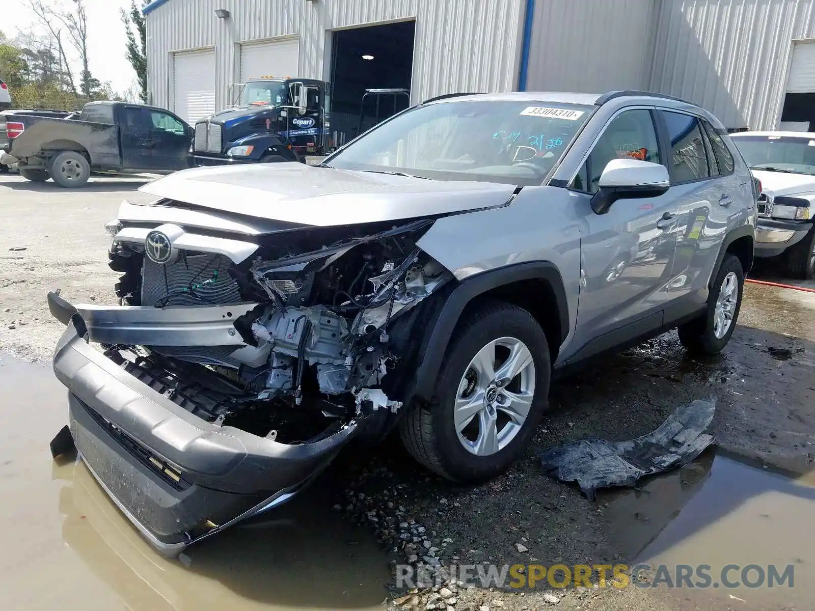 2 Фотография поврежденного автомобиля JTMW1RFV3KD012265 TOYOTA RAV4 2019