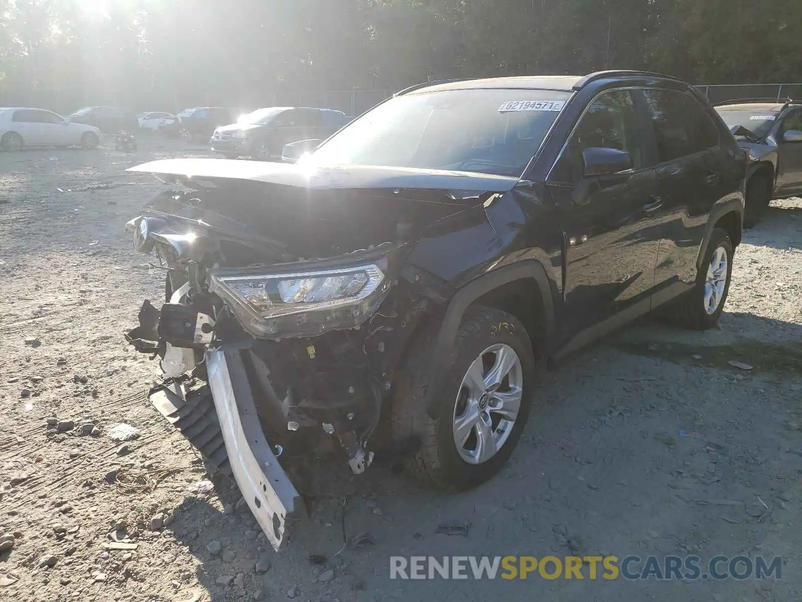 2 Photograph of a damaged car JTMW1RFV3KD012489 TOYOTA RAV4 2019