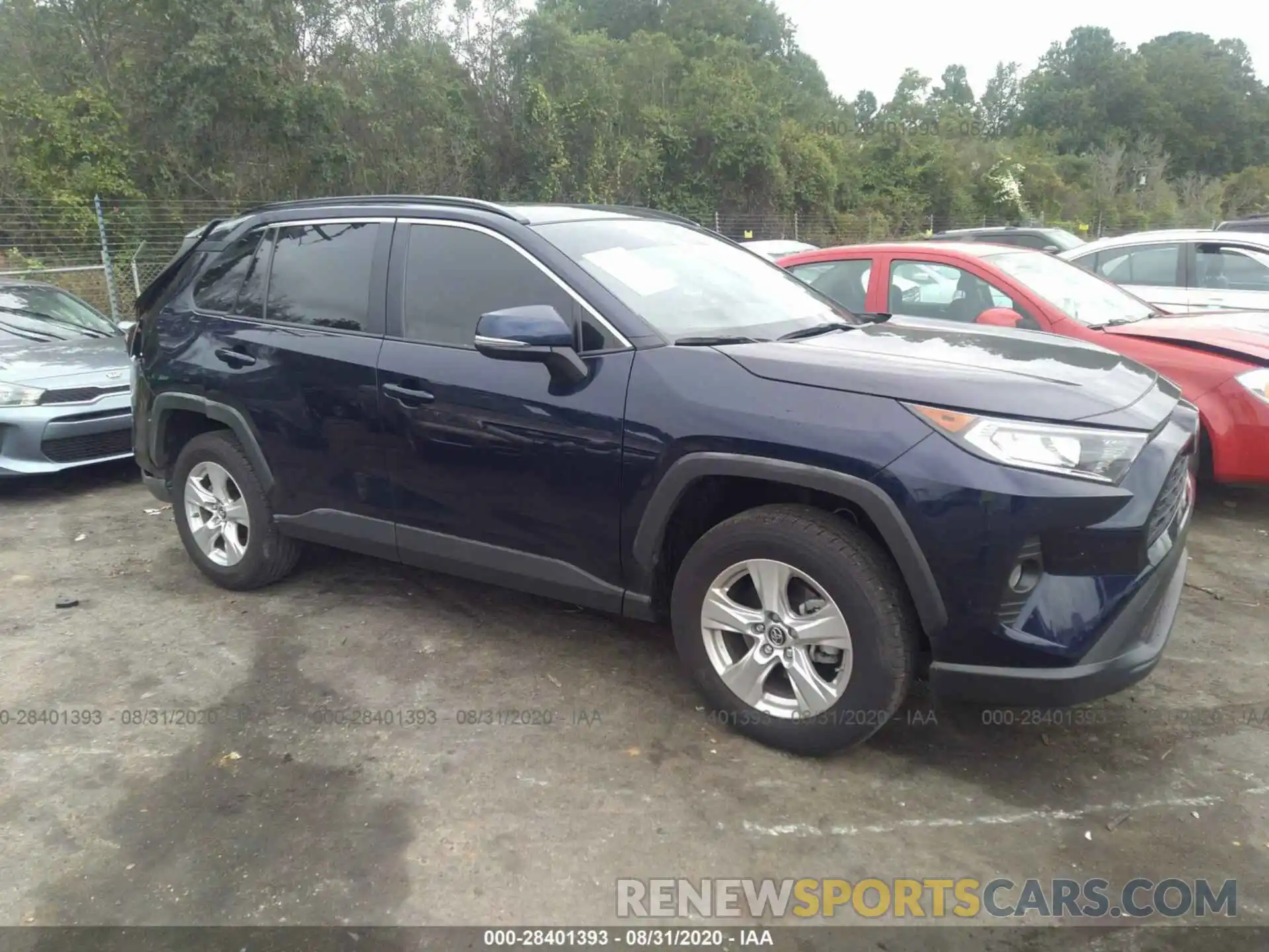 1 Photograph of a damaged car JTMW1RFV3KD014047 TOYOTA RAV4 2019