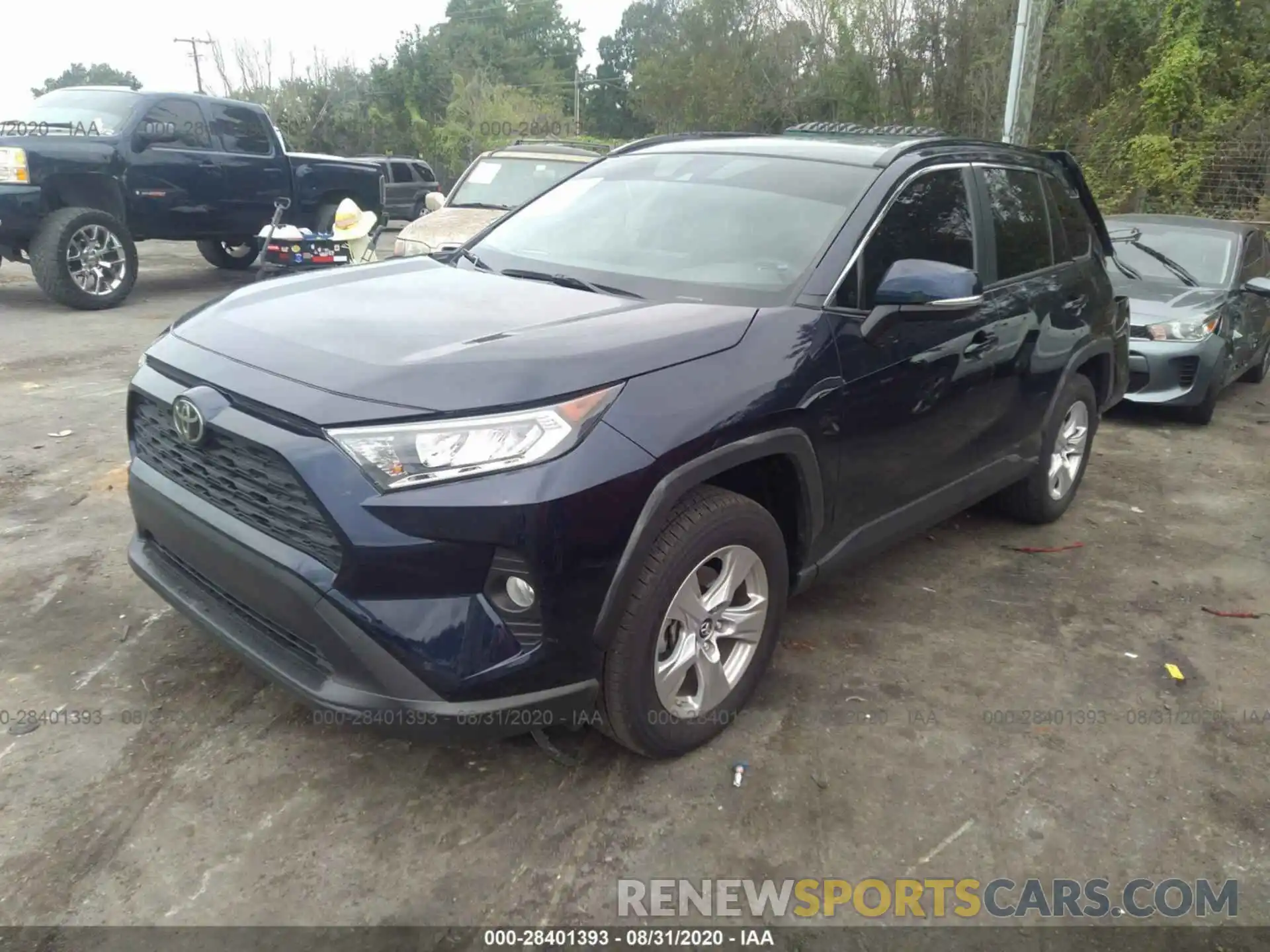 2 Фотография поврежденного автомобиля JTMW1RFV3KD014047 TOYOTA RAV4 2019