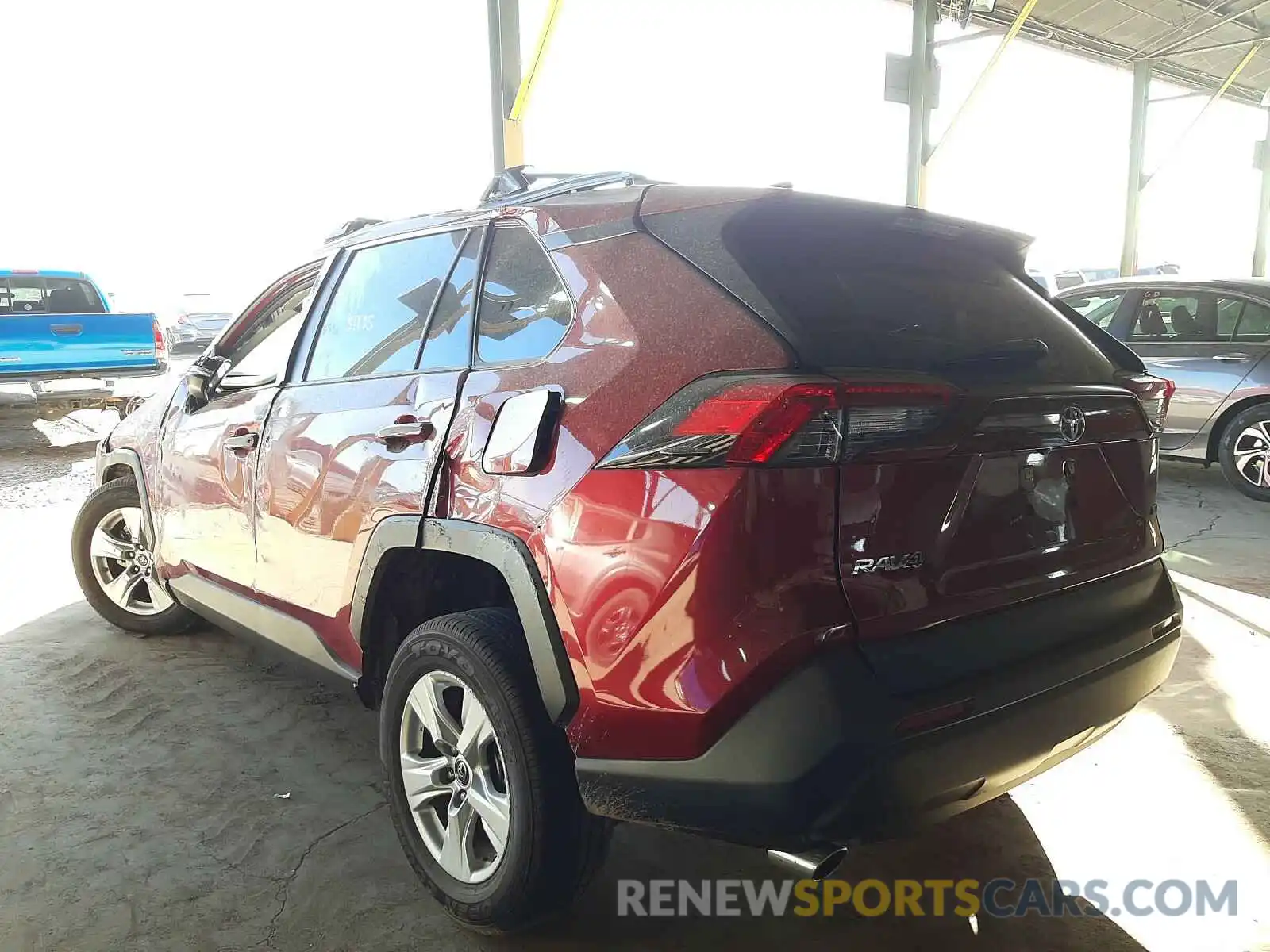 3 Фотография поврежденного автомобиля JTMW1RFV3KD016459 TOYOTA RAV4 2019