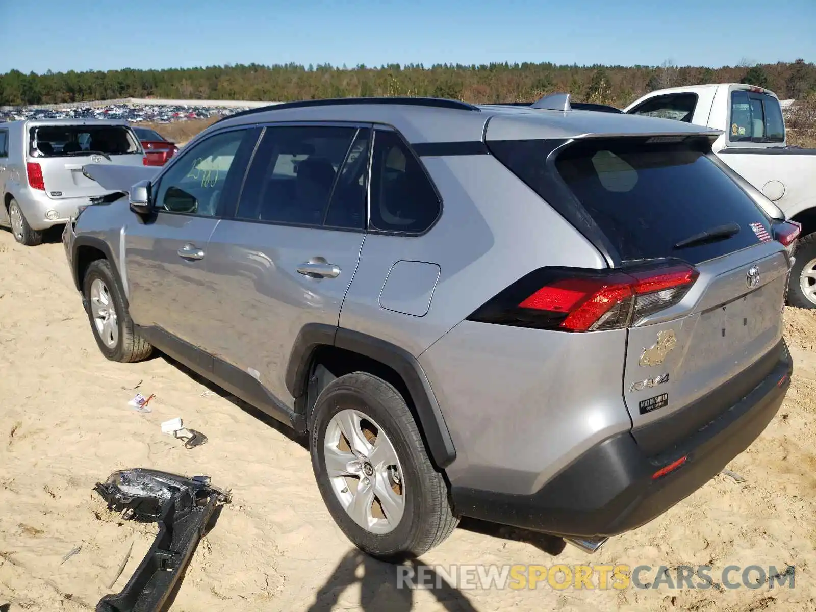 3 Photograph of a damaged car JTMW1RFV3KD021113 TOYOTA RAV4 2019