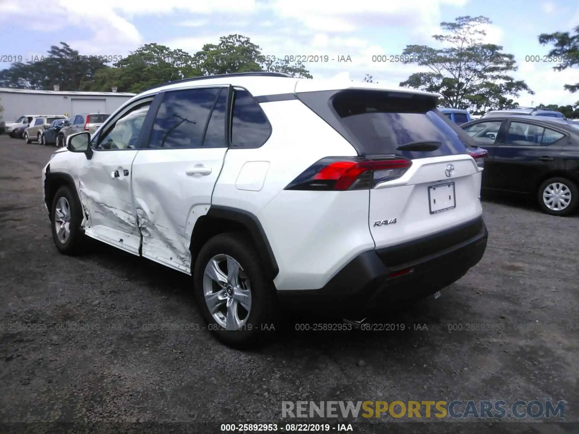 3 Photograph of a damaged car JTMW1RFV3KD022925 TOYOTA RAV4 2019