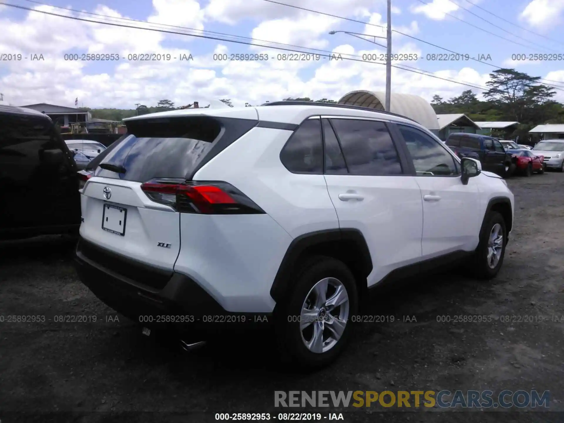 4 Photograph of a damaged car JTMW1RFV3KD022925 TOYOTA RAV4 2019