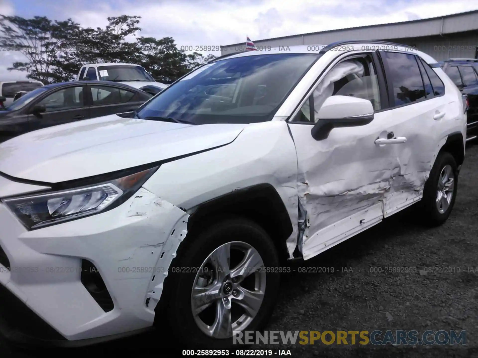 6 Photograph of a damaged car JTMW1RFV3KD022925 TOYOTA RAV4 2019