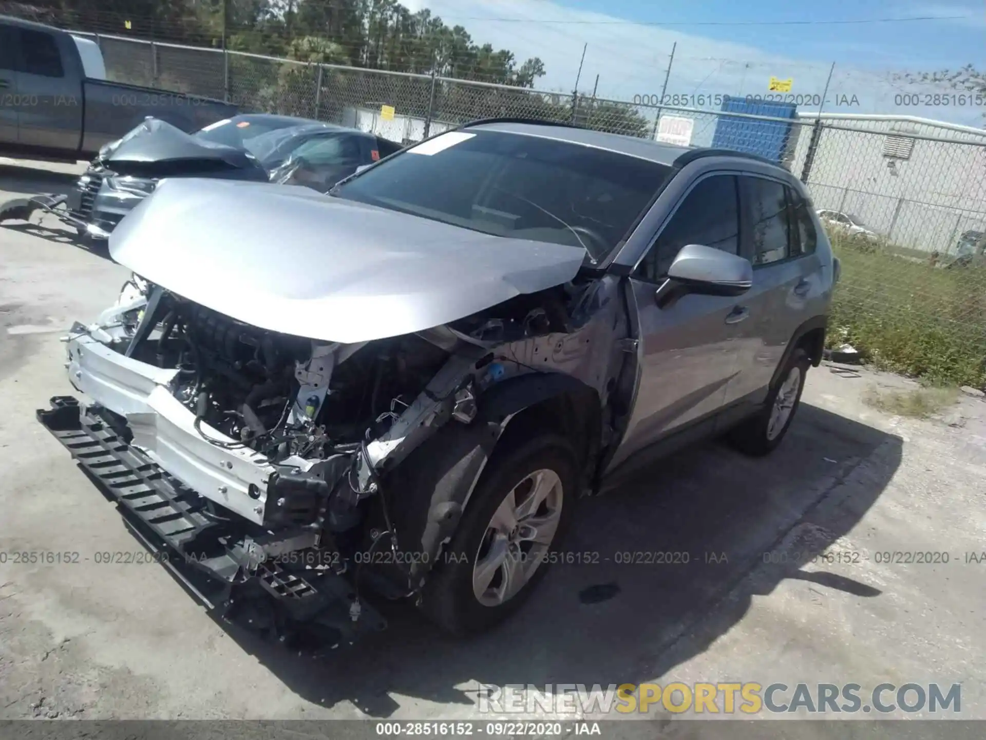 2 Photograph of a damaged car JTMW1RFV3KD024903 TOYOTA RAV4 2019