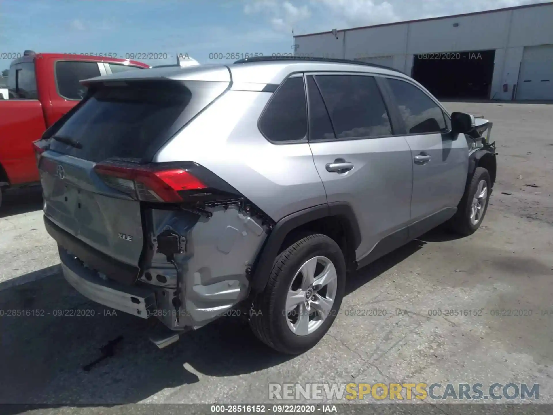 4 Photograph of a damaged car JTMW1RFV3KD024903 TOYOTA RAV4 2019