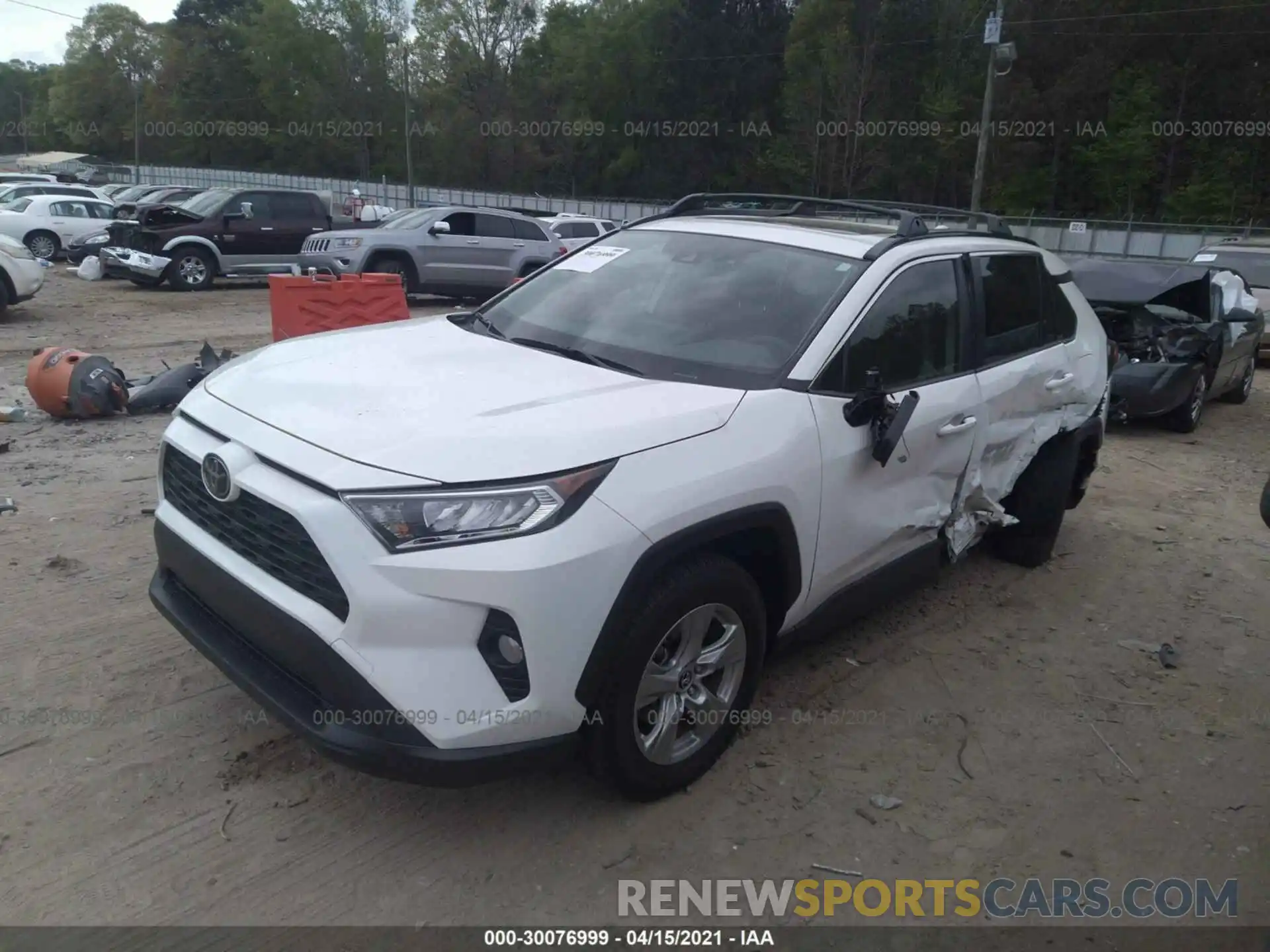 2 Photograph of a damaged car JTMW1RFV3KD031267 TOYOTA RAV4 2019