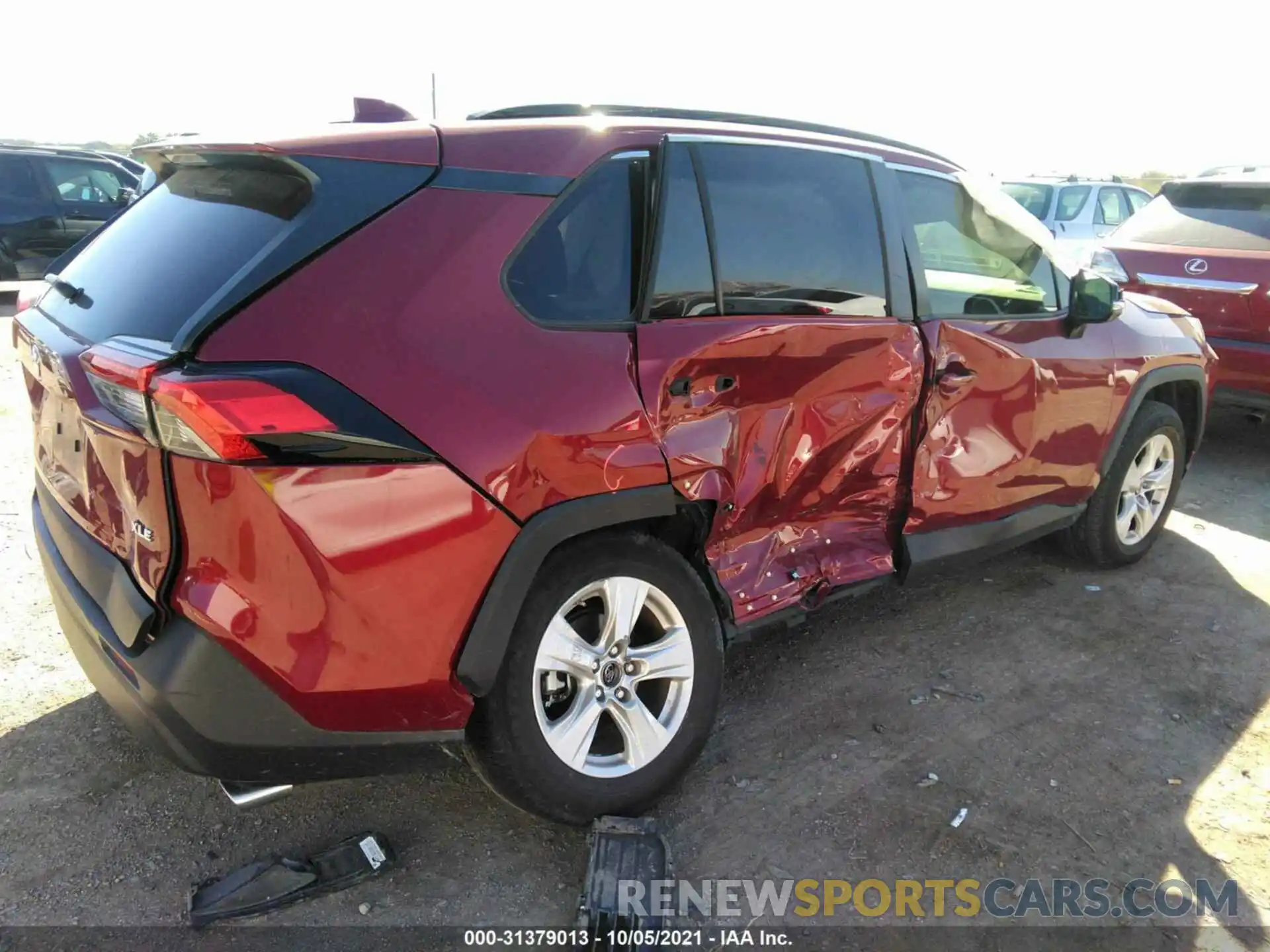 6 Photograph of a damaged car JTMW1RFV3KD031558 TOYOTA RAV4 2019