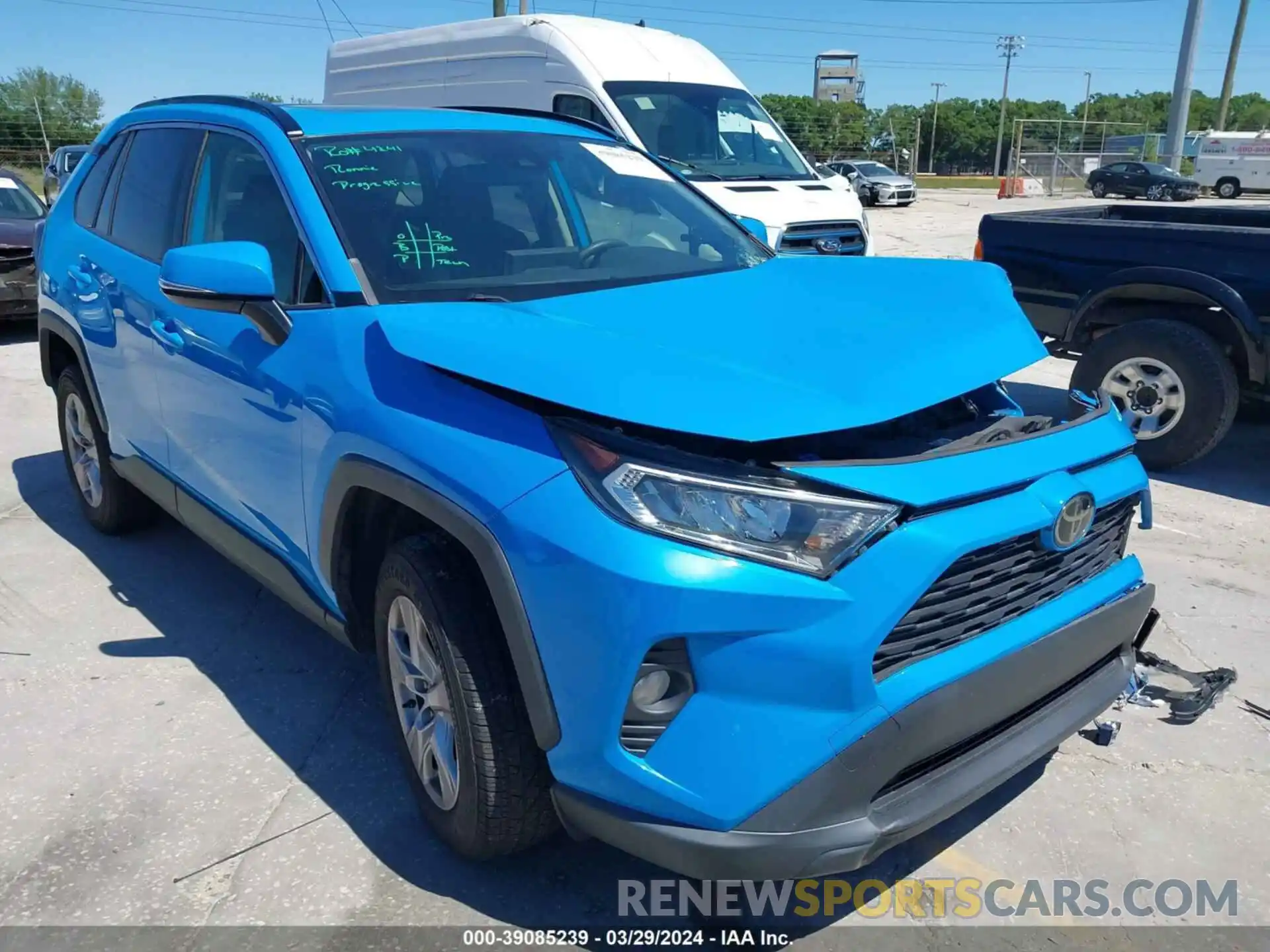 1 Фотография поврежденного автомобиля JTMW1RFV3KD031625 TOYOTA RAV4 2019