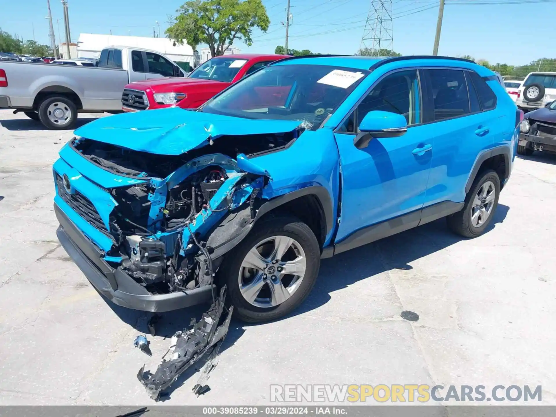 2 Photograph of a damaged car JTMW1RFV3KD031625 TOYOTA RAV4 2019