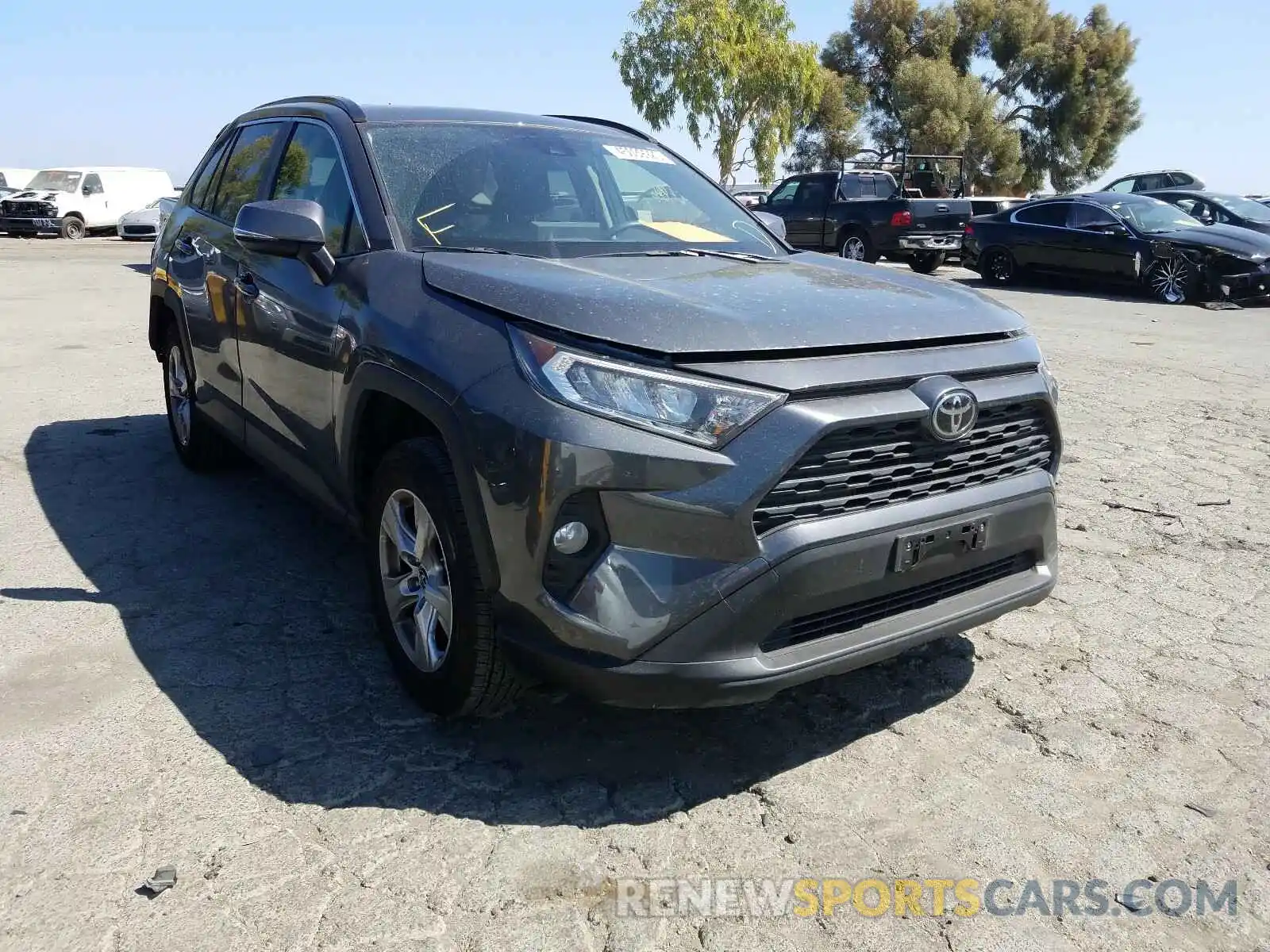 1 Photograph of a damaged car JTMW1RFV3KD032189 TOYOTA RAV4 2019