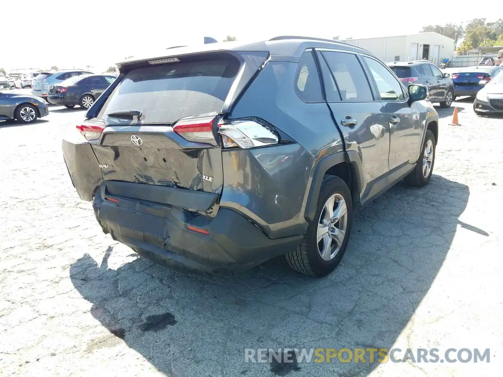 4 Photograph of a damaged car JTMW1RFV3KD032189 TOYOTA RAV4 2019