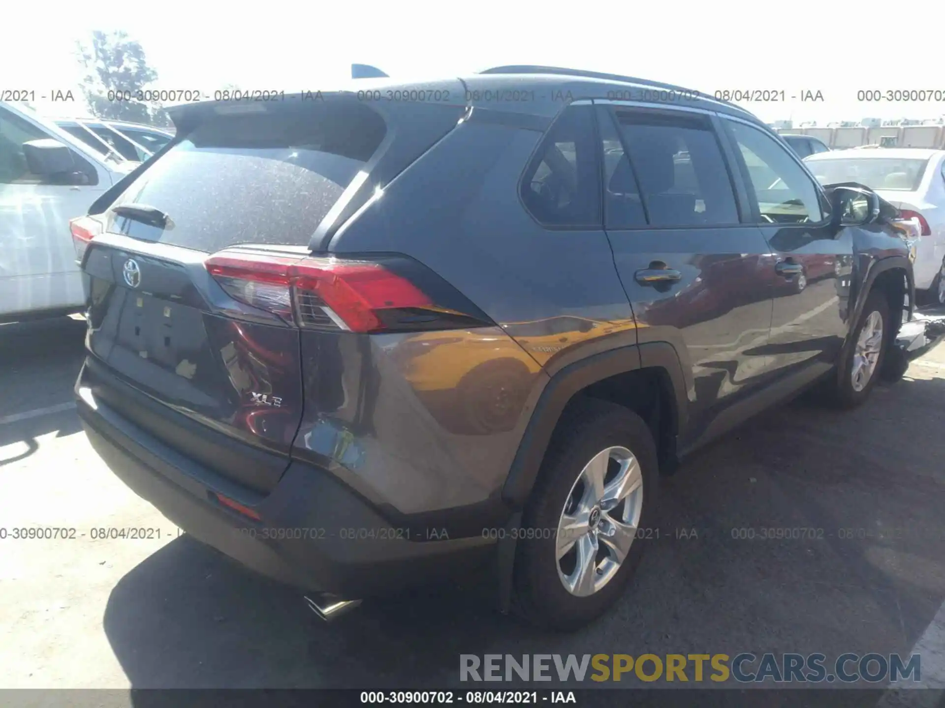 4 Photograph of a damaged car JTMW1RFV3KD032709 TOYOTA RAV4 2019