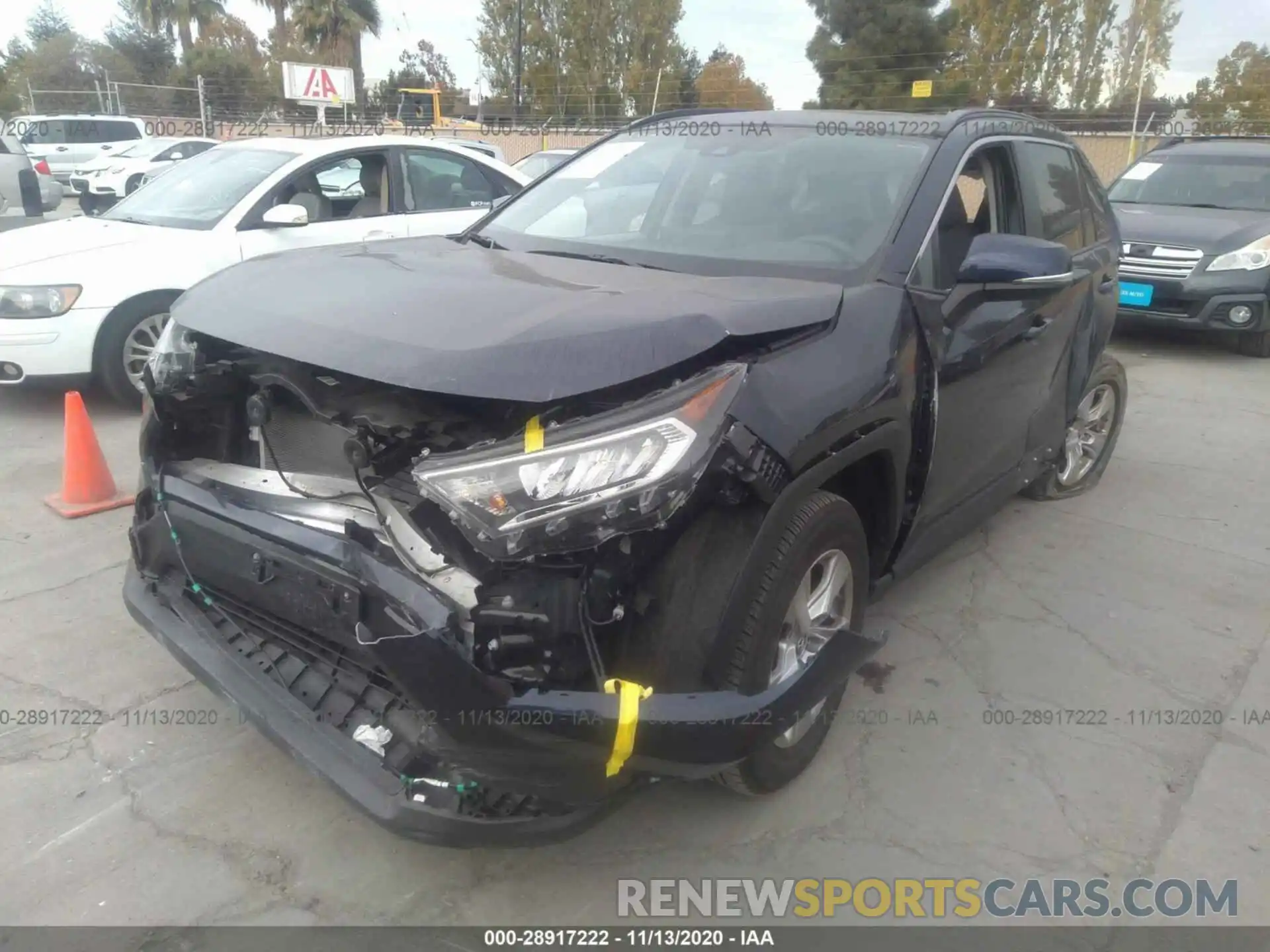 2 Photograph of a damaged car JTMW1RFV3KD033052 TOYOTA RAV4 2019