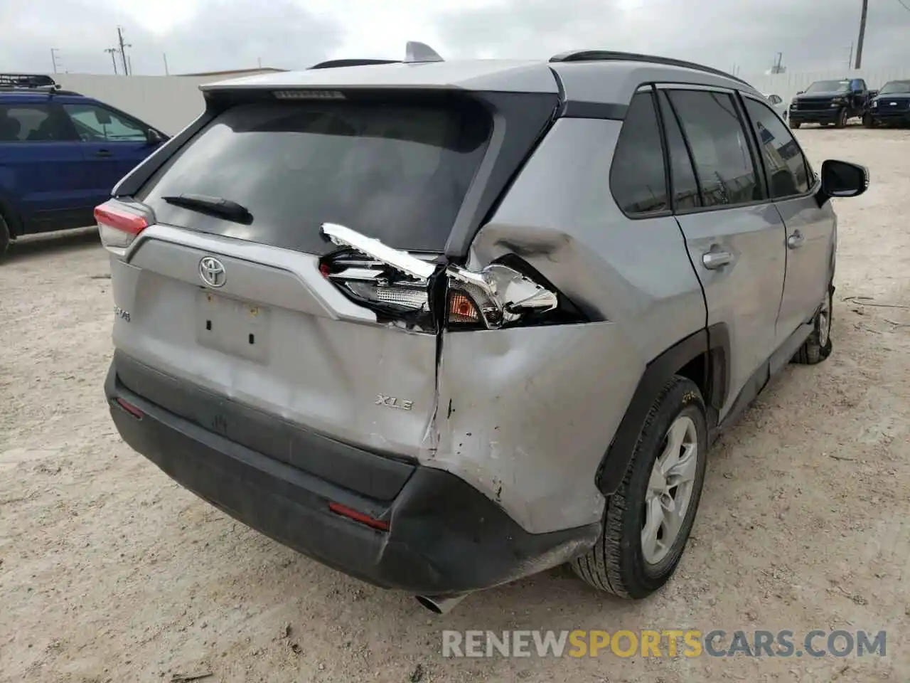 4 Photograph of a damaged car JTMW1RFV3KD033441 TOYOTA RAV4 2019