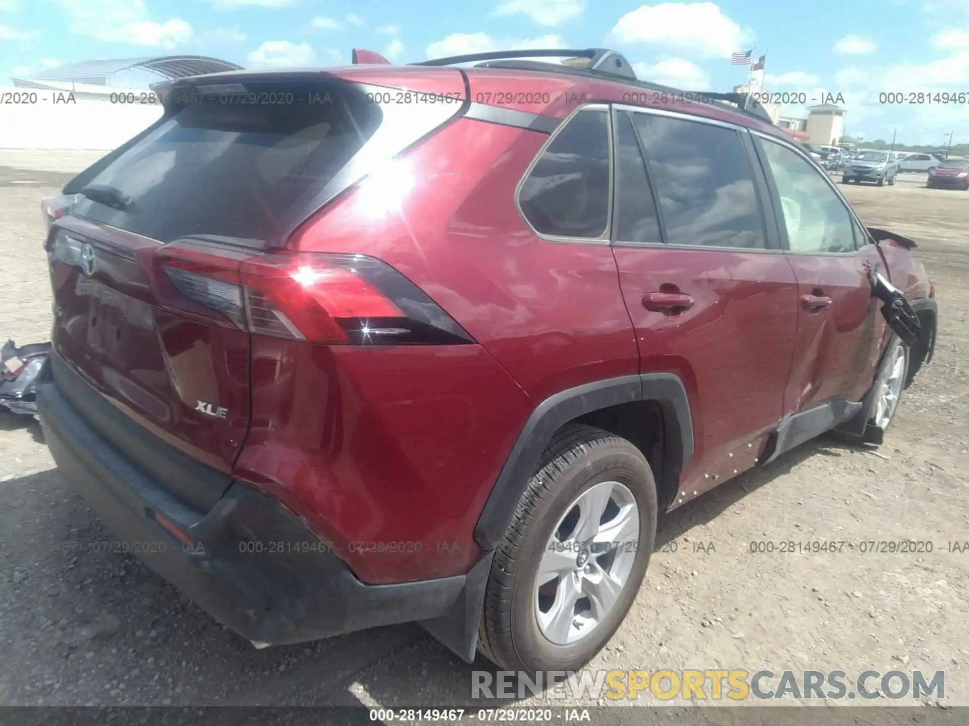 4 Фотография поврежденного автомобиля JTMW1RFV3KD033925 TOYOTA RAV4 2019