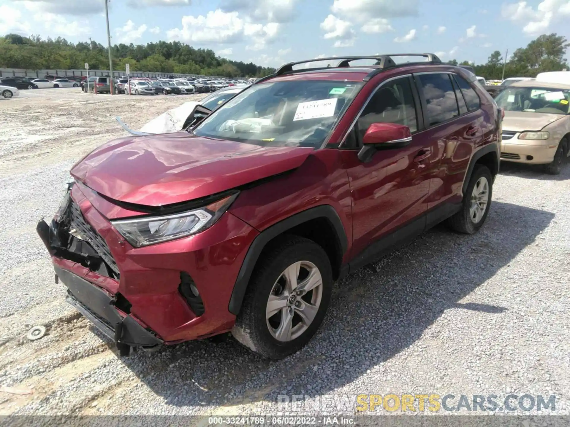 2 Photograph of a damaged car JTMW1RFV3KD034556 TOYOTA RAV4 2019