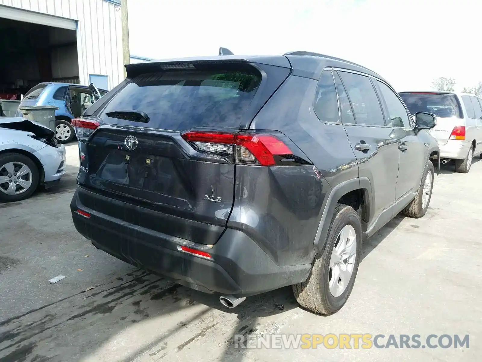 4 Photograph of a damaged car JTMW1RFV3KD039790 TOYOTA RAV4 2019