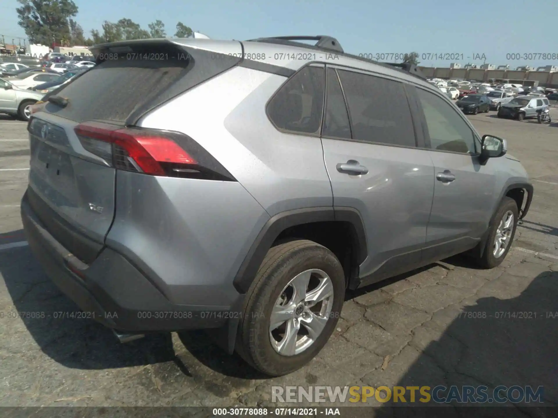 4 Photograph of a damaged car JTMW1RFV3KD041278 TOYOTA RAV4 2019