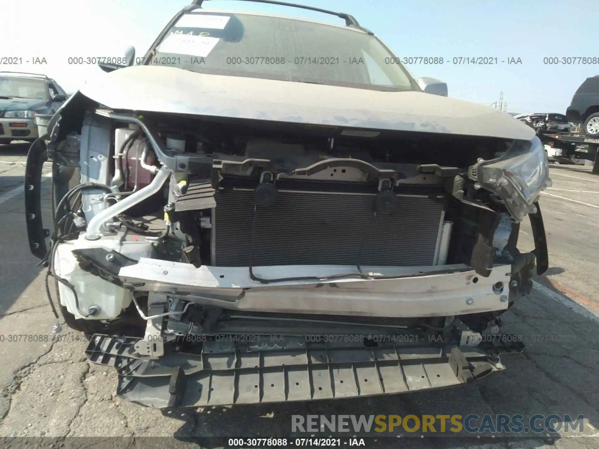 6 Photograph of a damaged car JTMW1RFV3KD041278 TOYOTA RAV4 2019