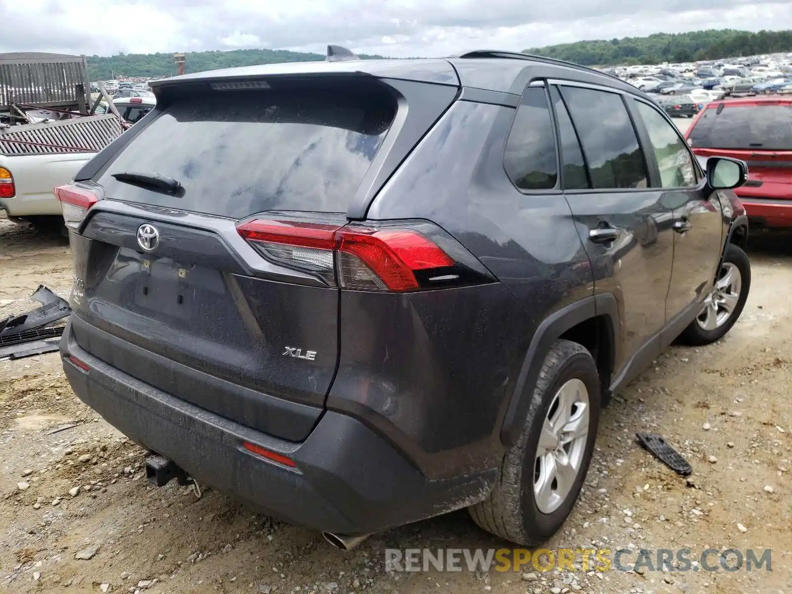 4 Photograph of a damaged car JTMW1RFV3KD041880 TOYOTA RAV4 2019