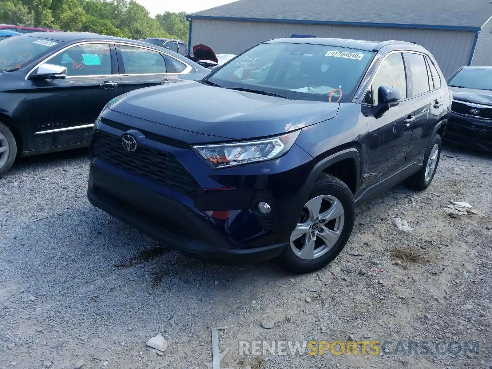 2 Фотография поврежденного автомобиля JTMW1RFV3KD502446 TOYOTA RAV4 2019