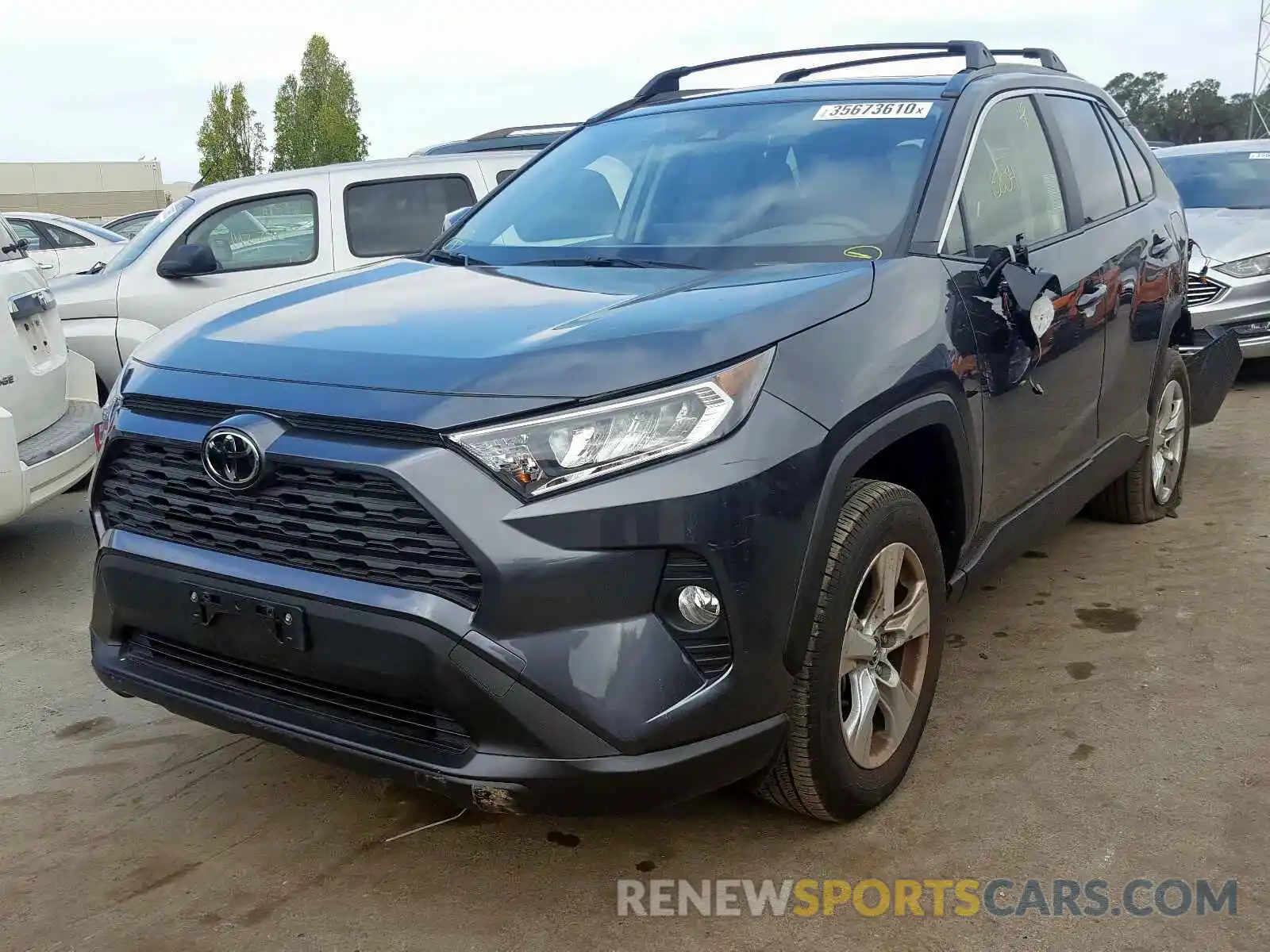 2 Фотография поврежденного автомобиля JTMW1RFV3KD503158 TOYOTA RAV4 2019