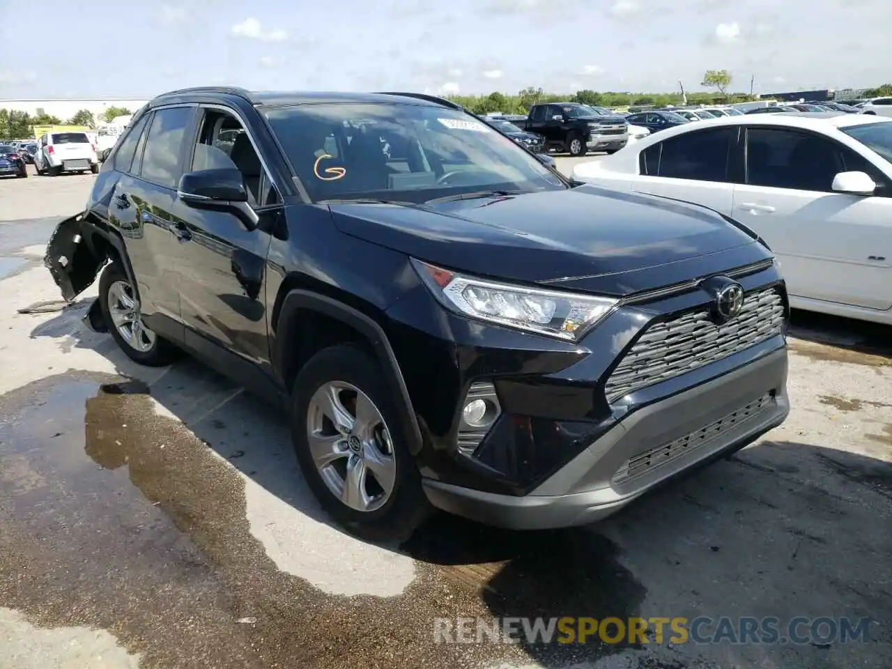 1 Photograph of a damaged car JTMW1RFV3KD503306 TOYOTA RAV4 2019